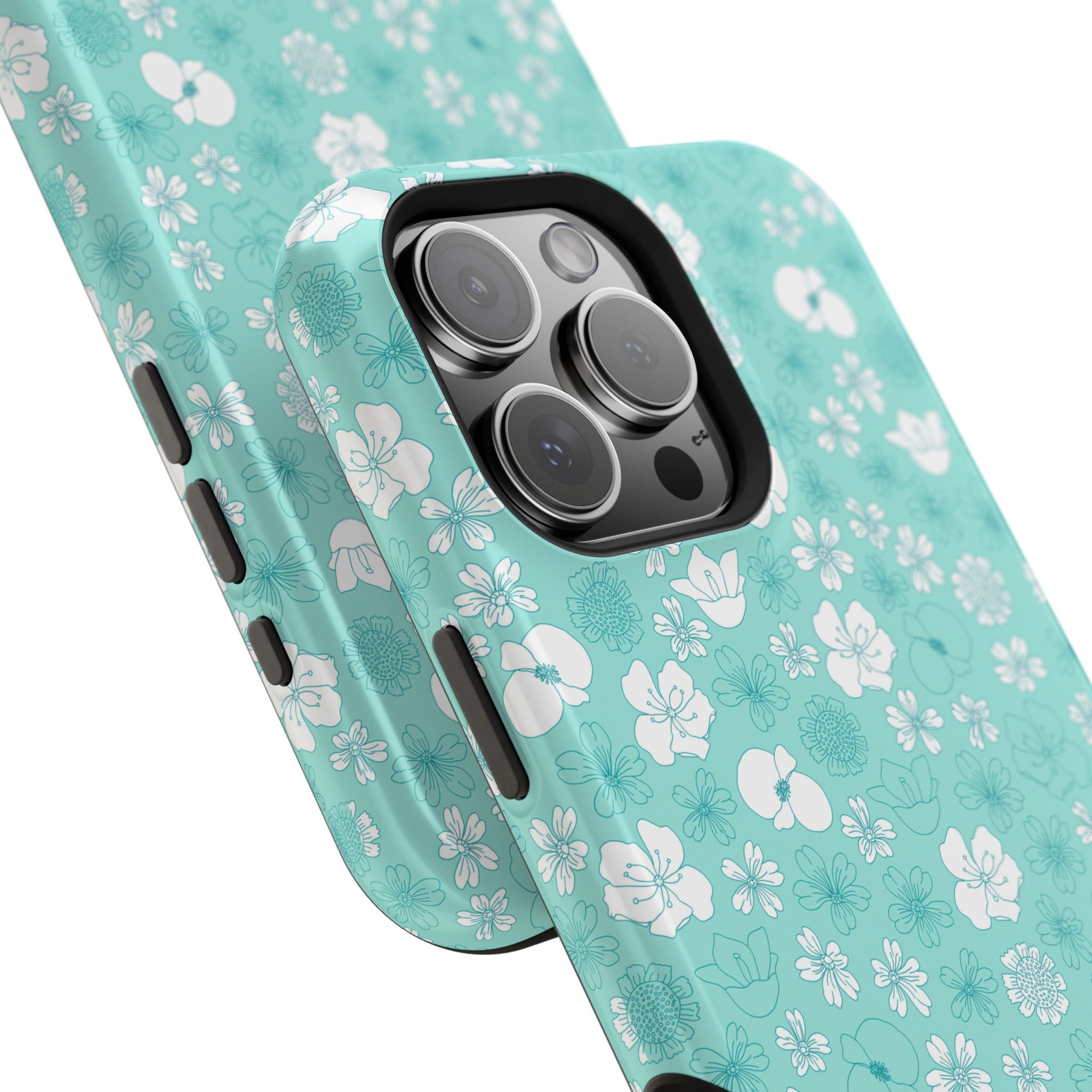 Floral Frost | Teal Floral Case