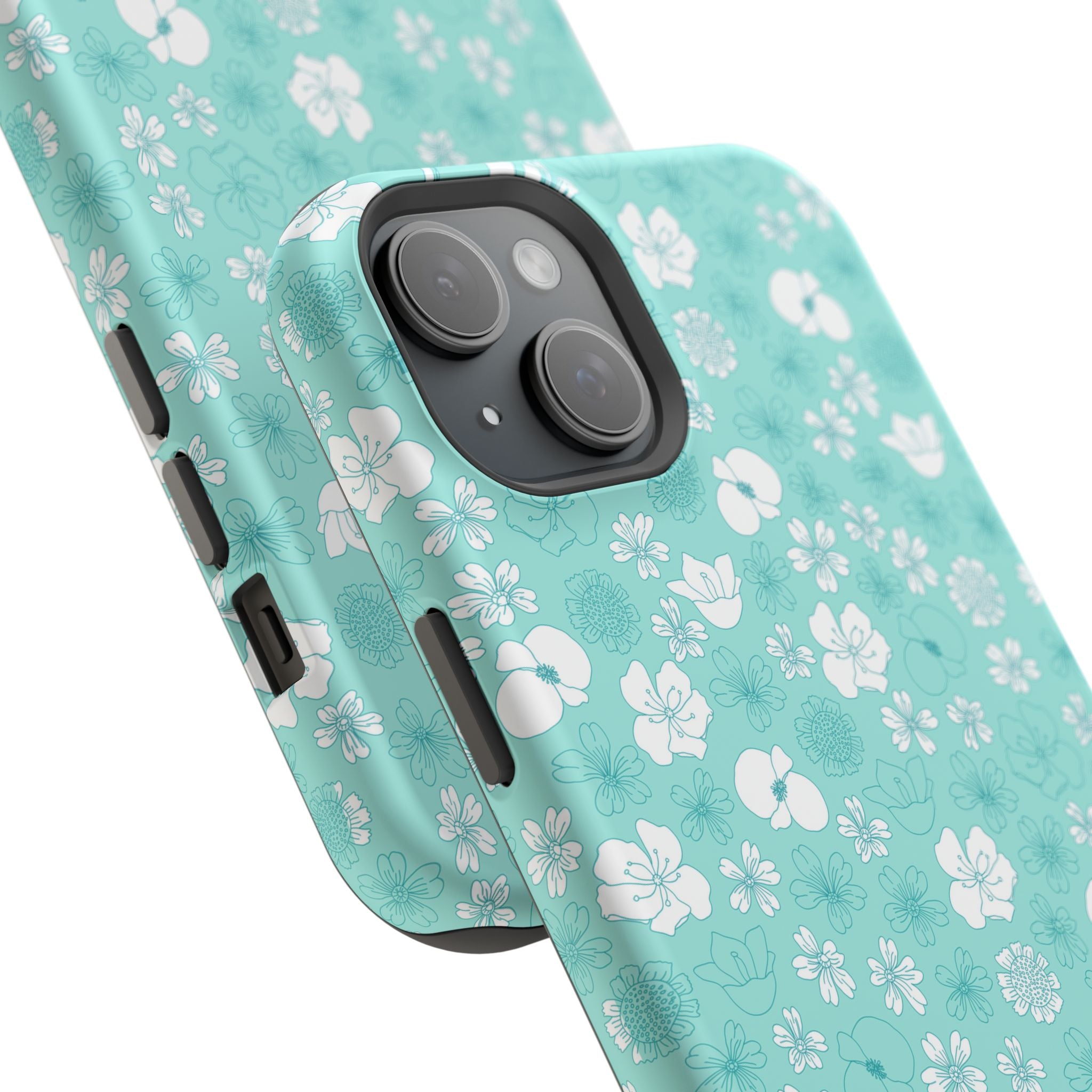 Floral Frost | Teal Floral Case