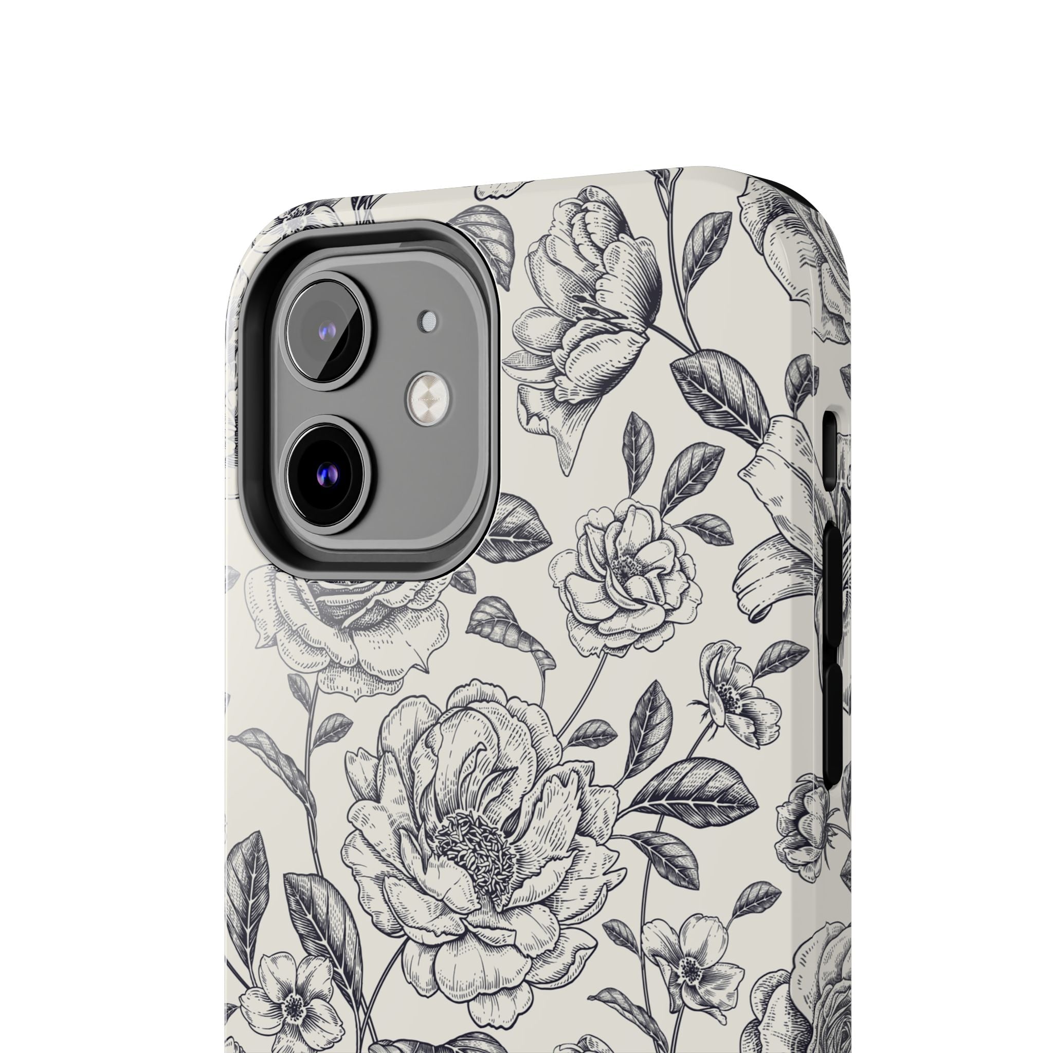 Vintage Memories | Black Flower Case