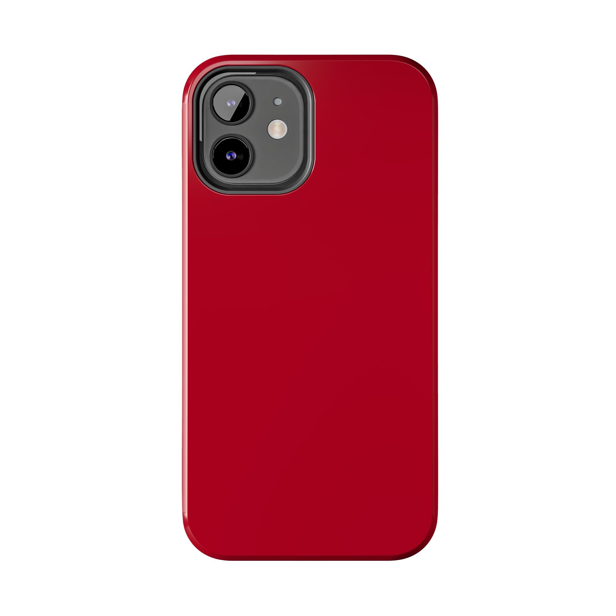 Candy Apple Solid Red iPhone 16 case, cute and stylish phone cover for enhanced protection and aesthetic appeal.