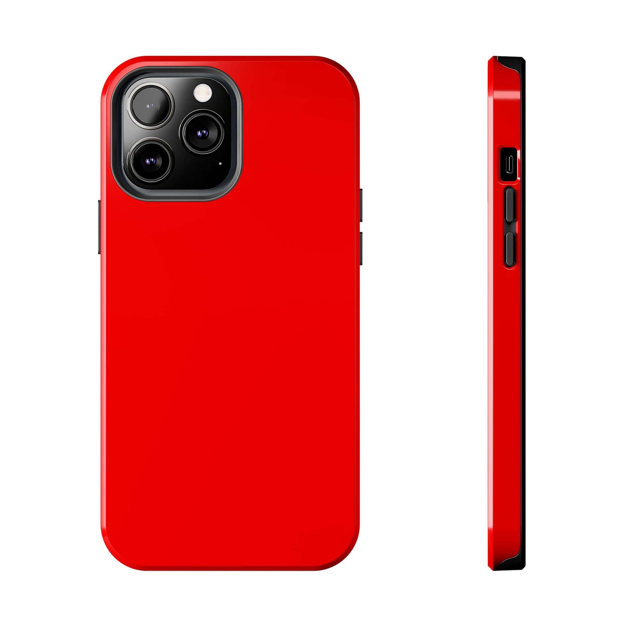 Neon red iPhone case 