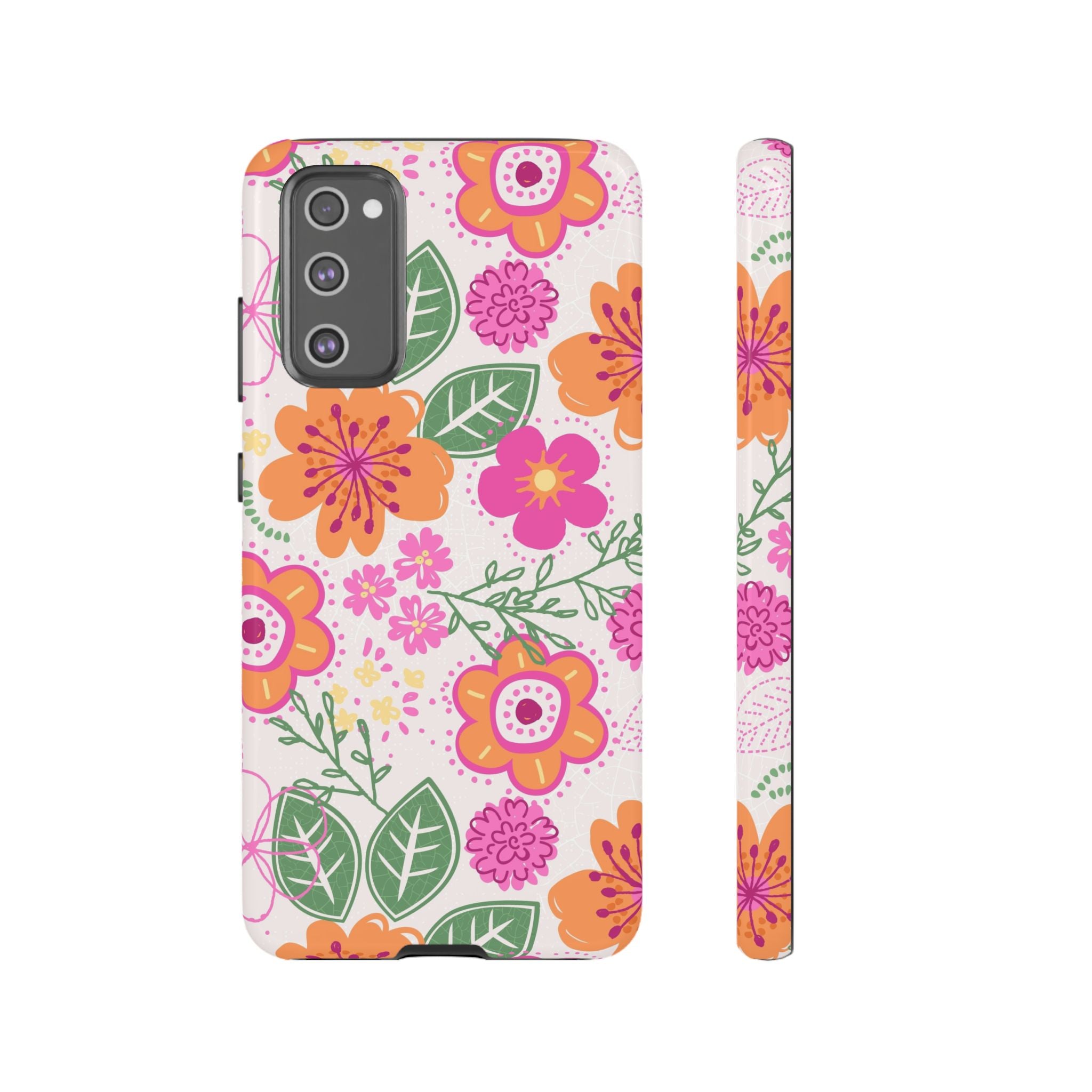 Hola | Estuche floral rosa