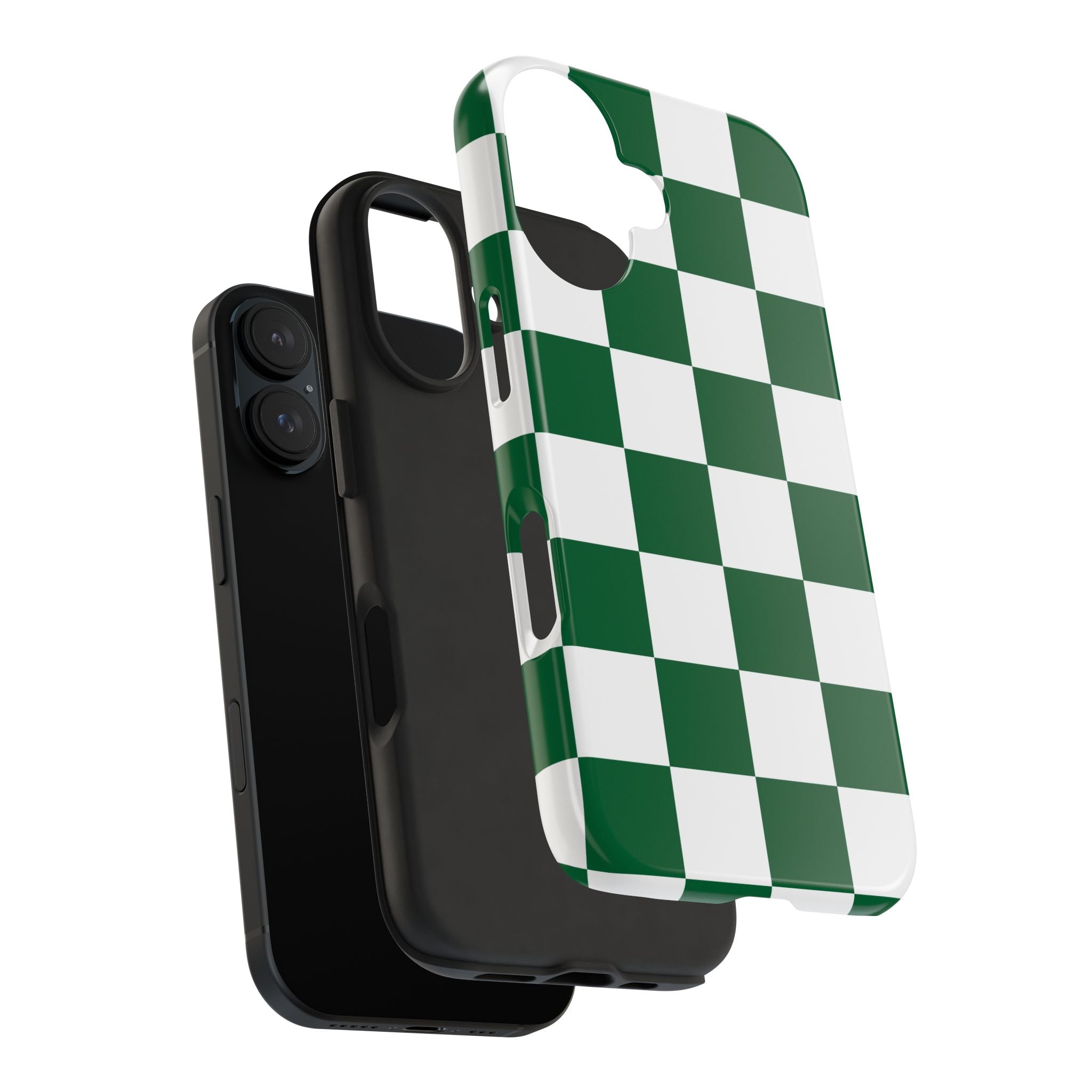 Effortlessly Chic | Green Checkered Case