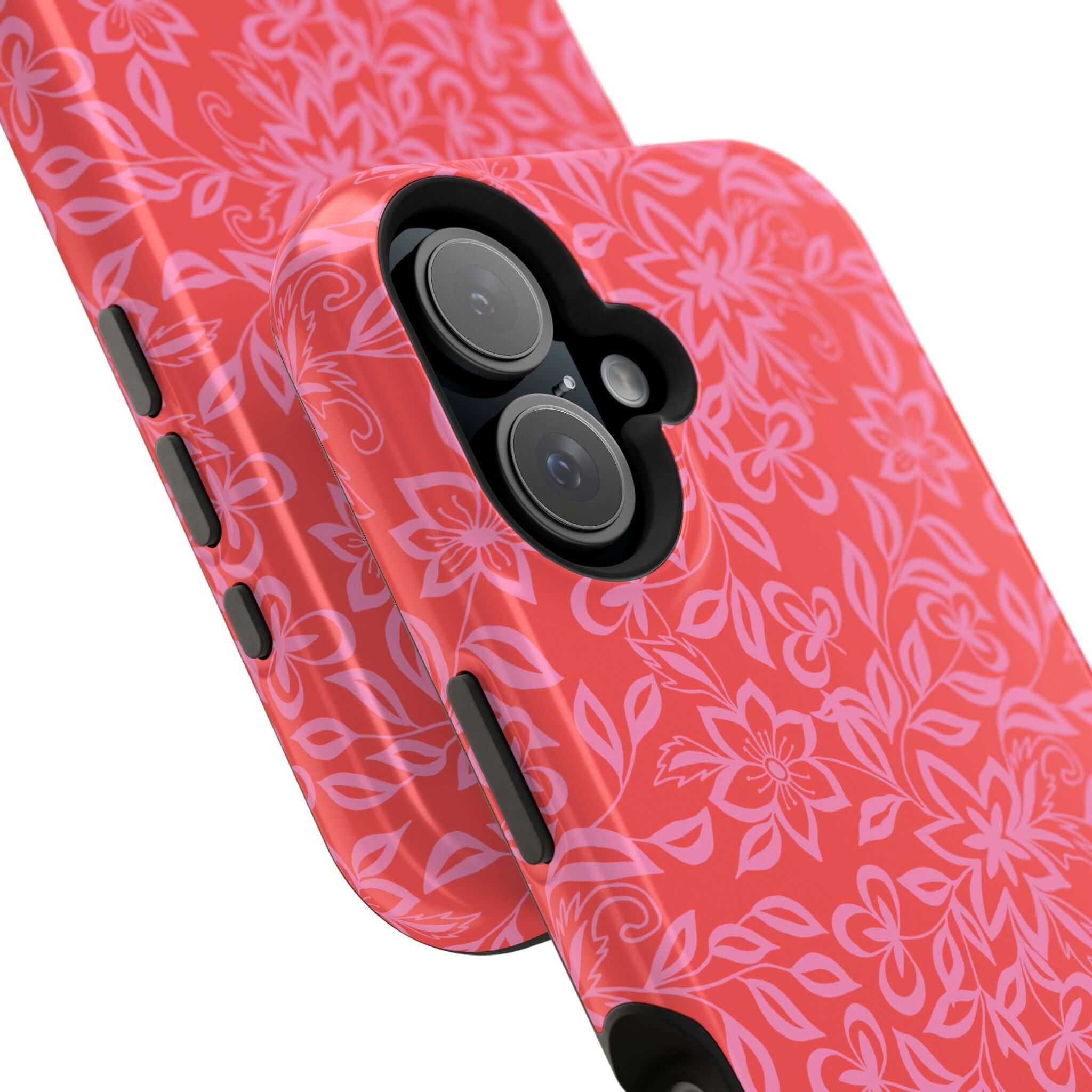 Love Blooms | Red Floral Case