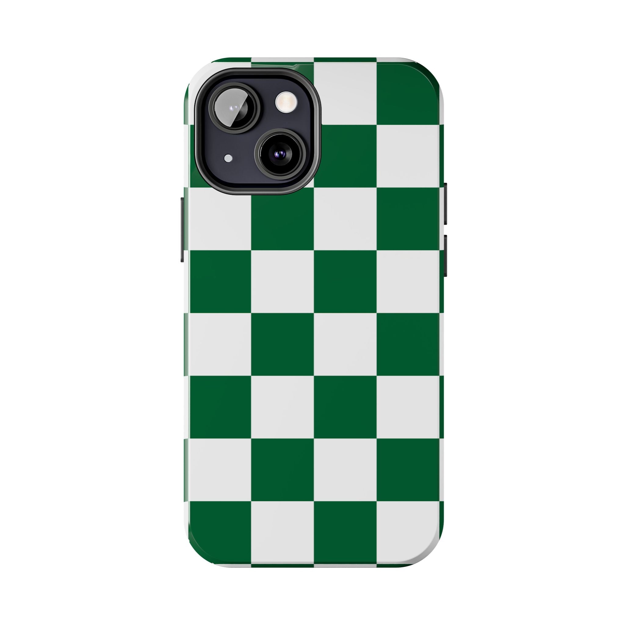 Effortlessly Chic | Green Checkered Case