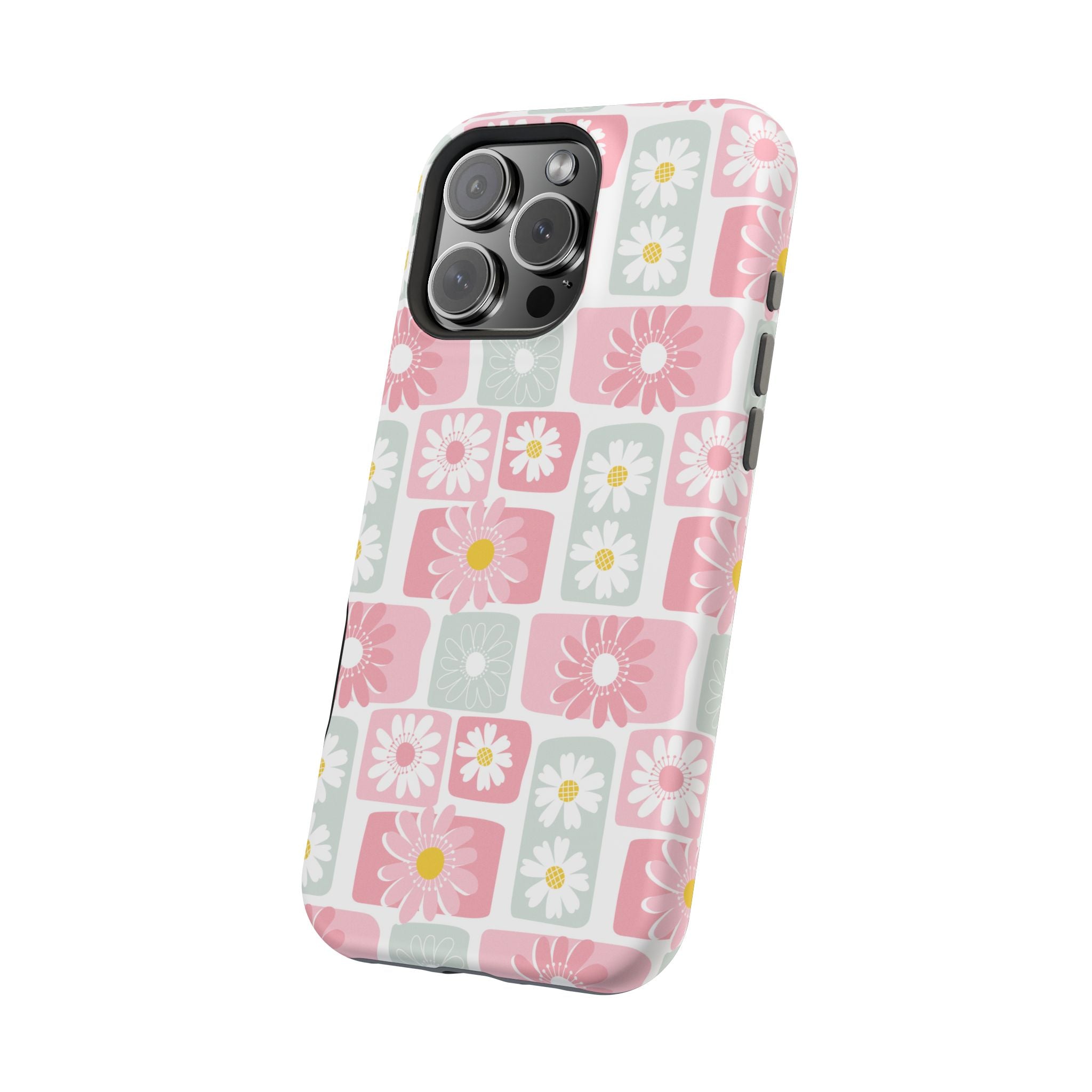 Daisy Craze | Checkered Floral Case