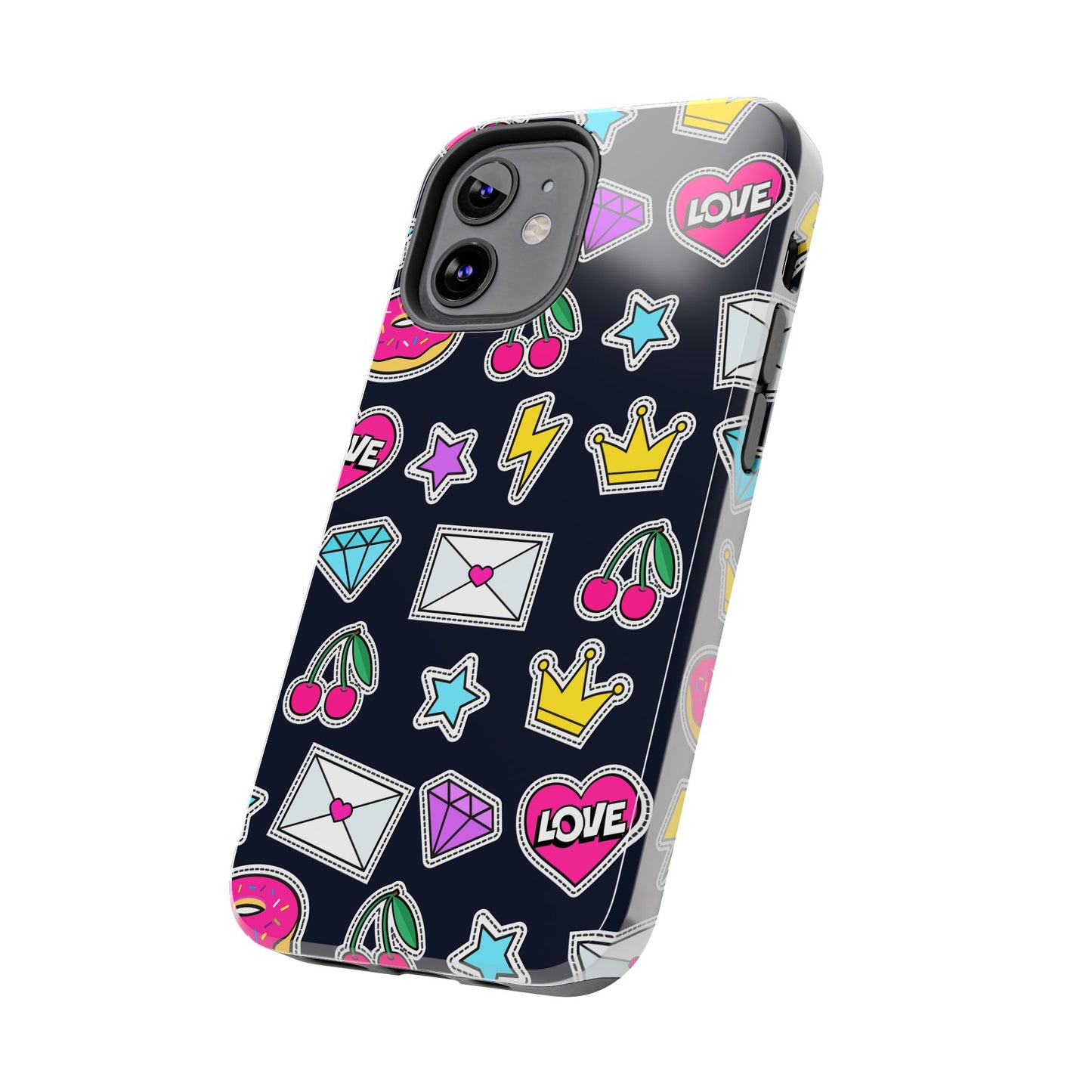 Cute Stickers | Black Case