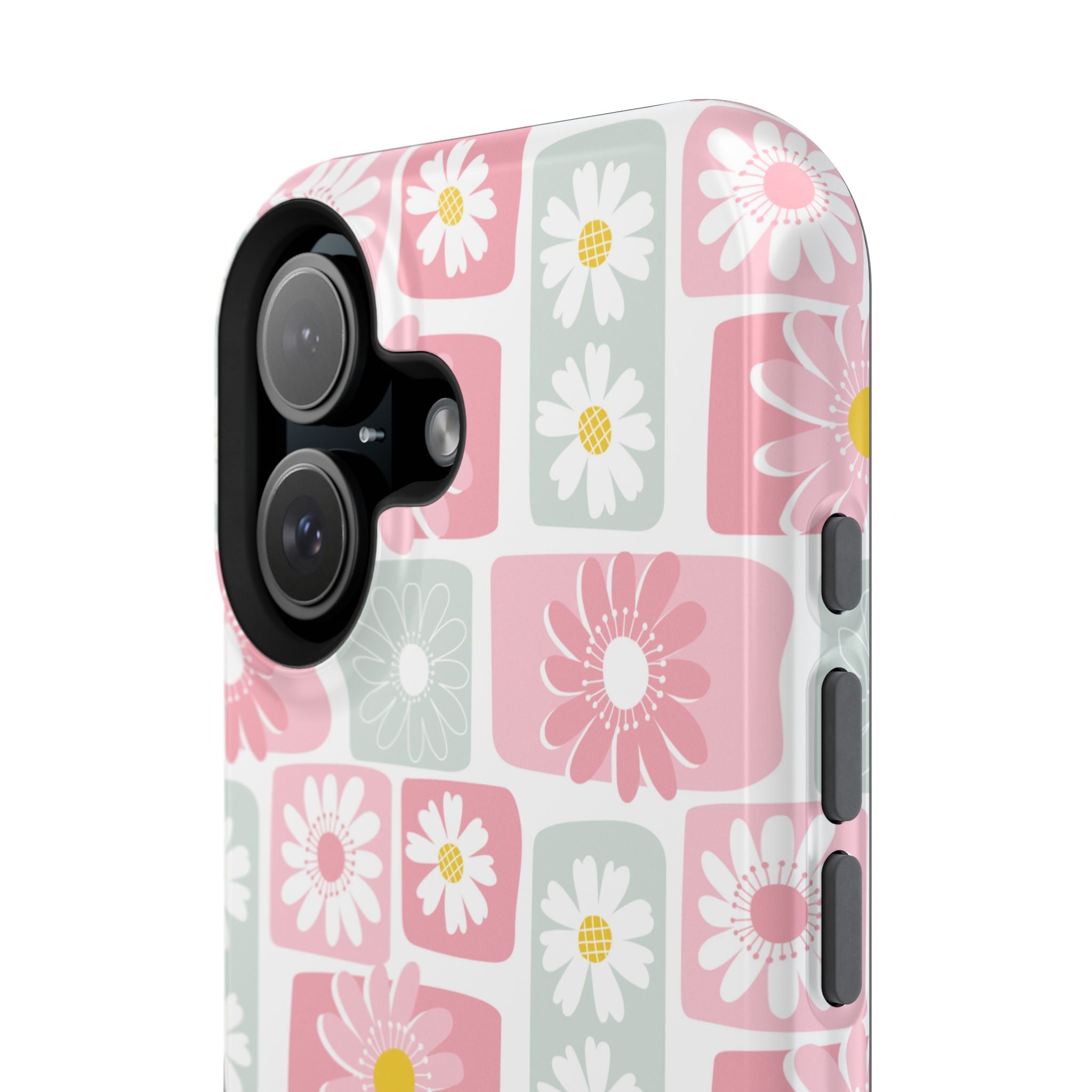 Daisy Craze | Checkered Floral Case