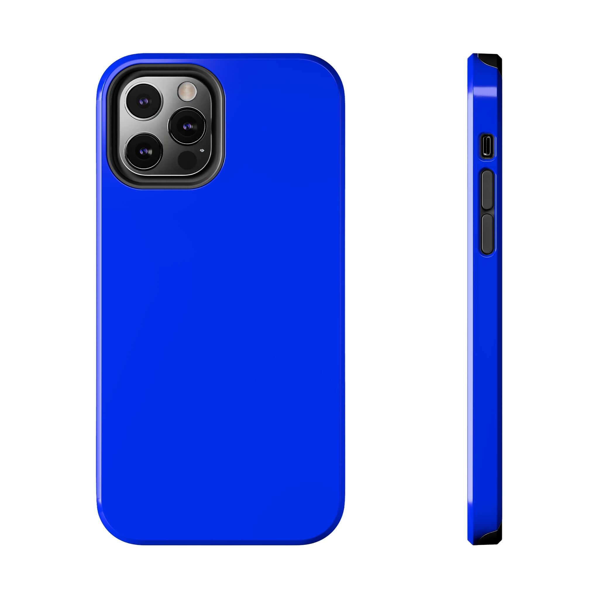 Neon blue iPhone case from Luminous Lagoon, available on the cutest phone cases website with free shipping.