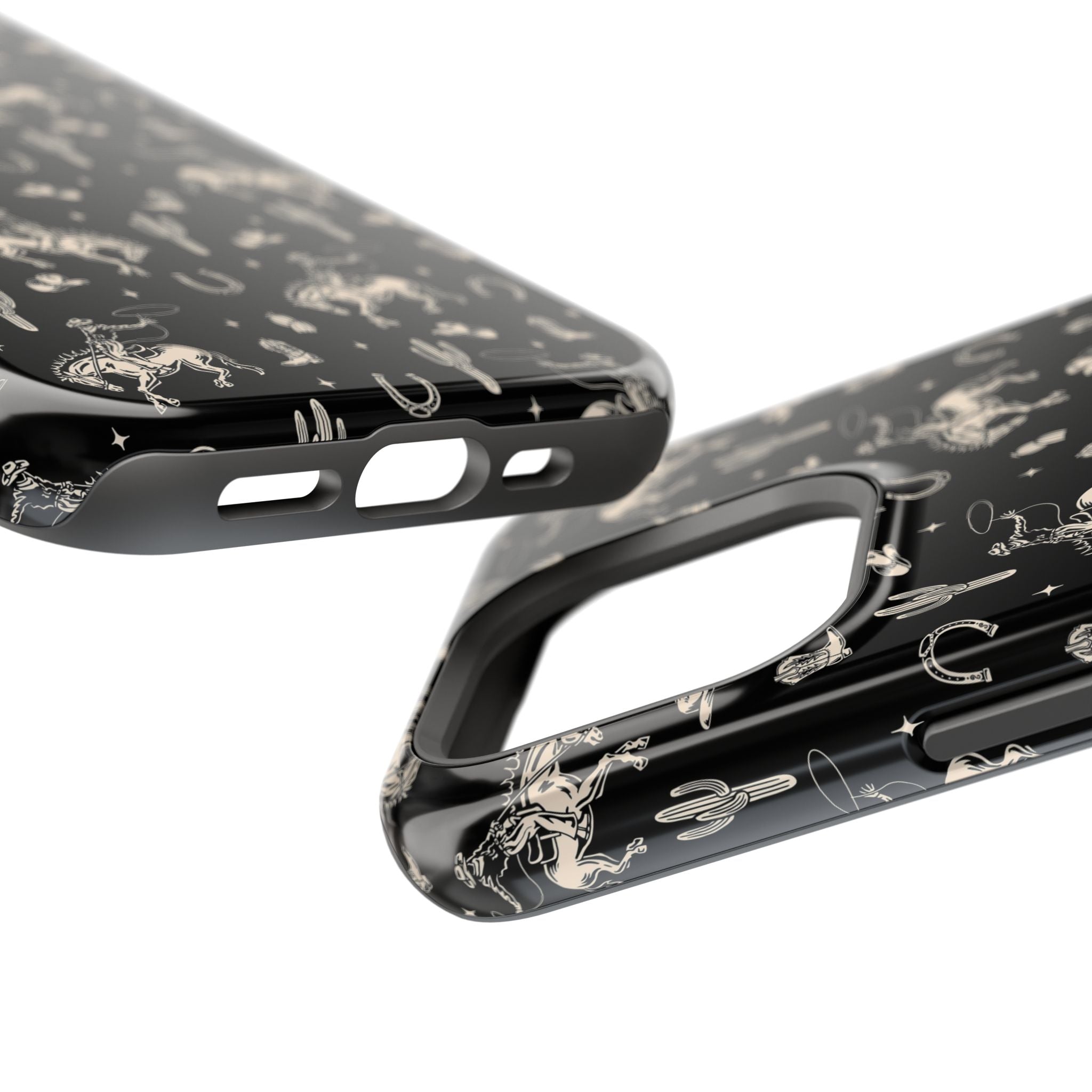 Twilight Cowgirl | Black Western Case