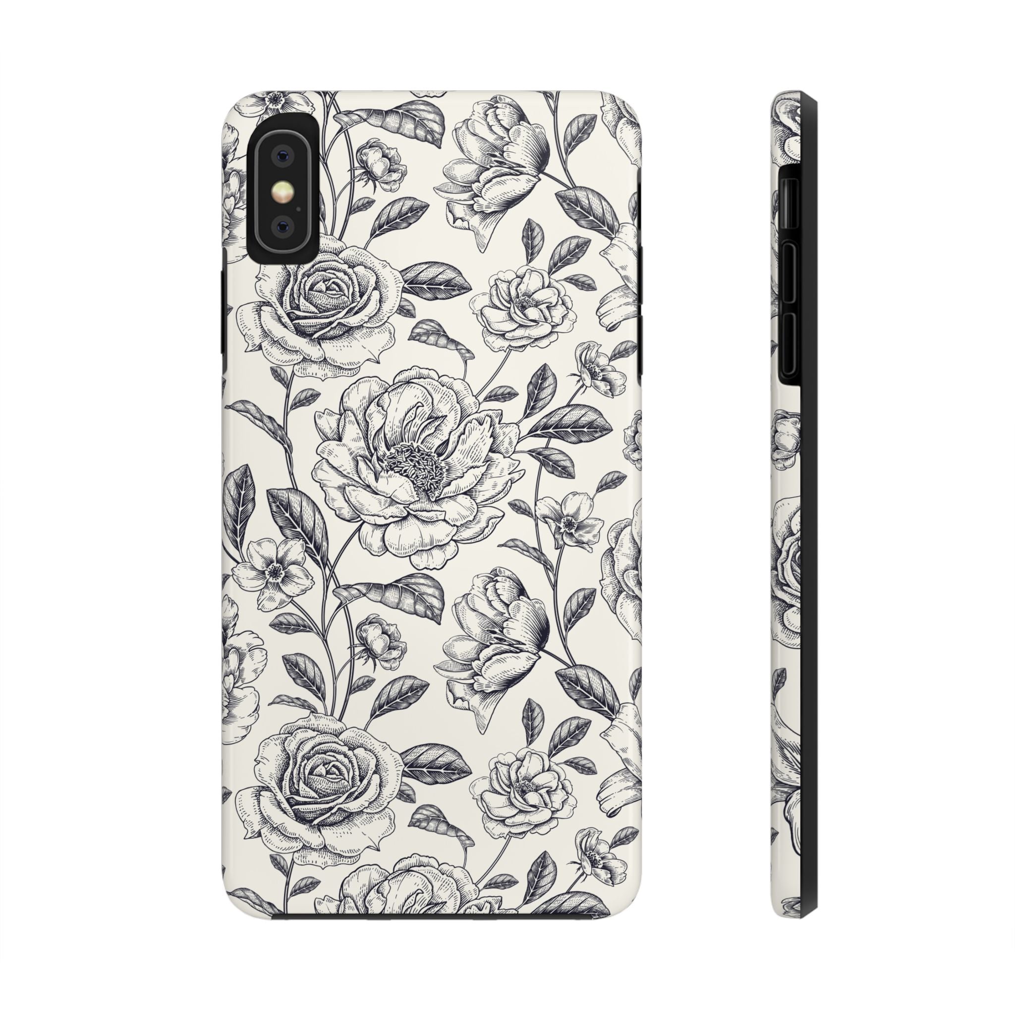 Vintage Memories | Black Flower Case