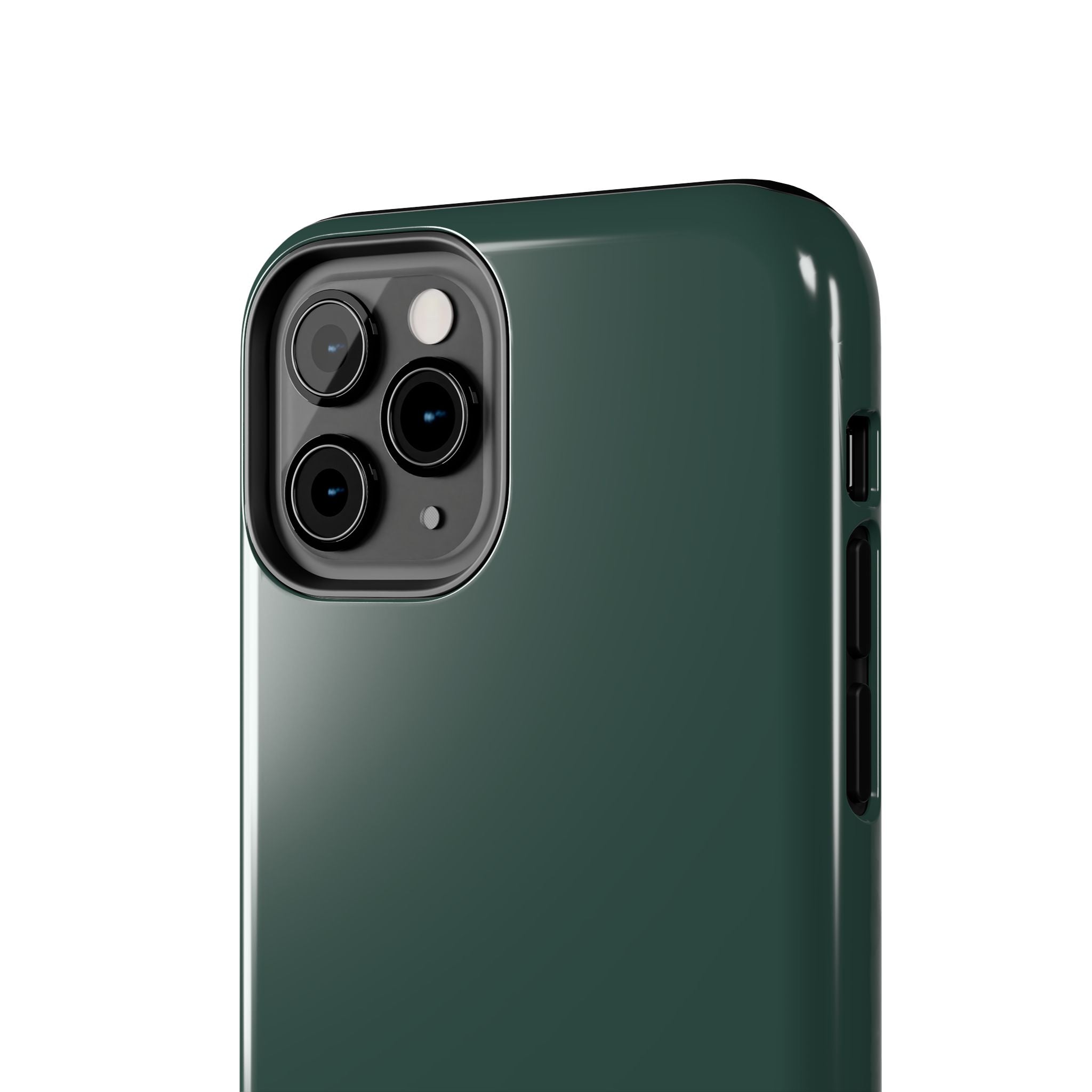 Solid green iPhone 16 case providing stylish protection and cuteness, featuring Evergreen design as a cute phone cover.