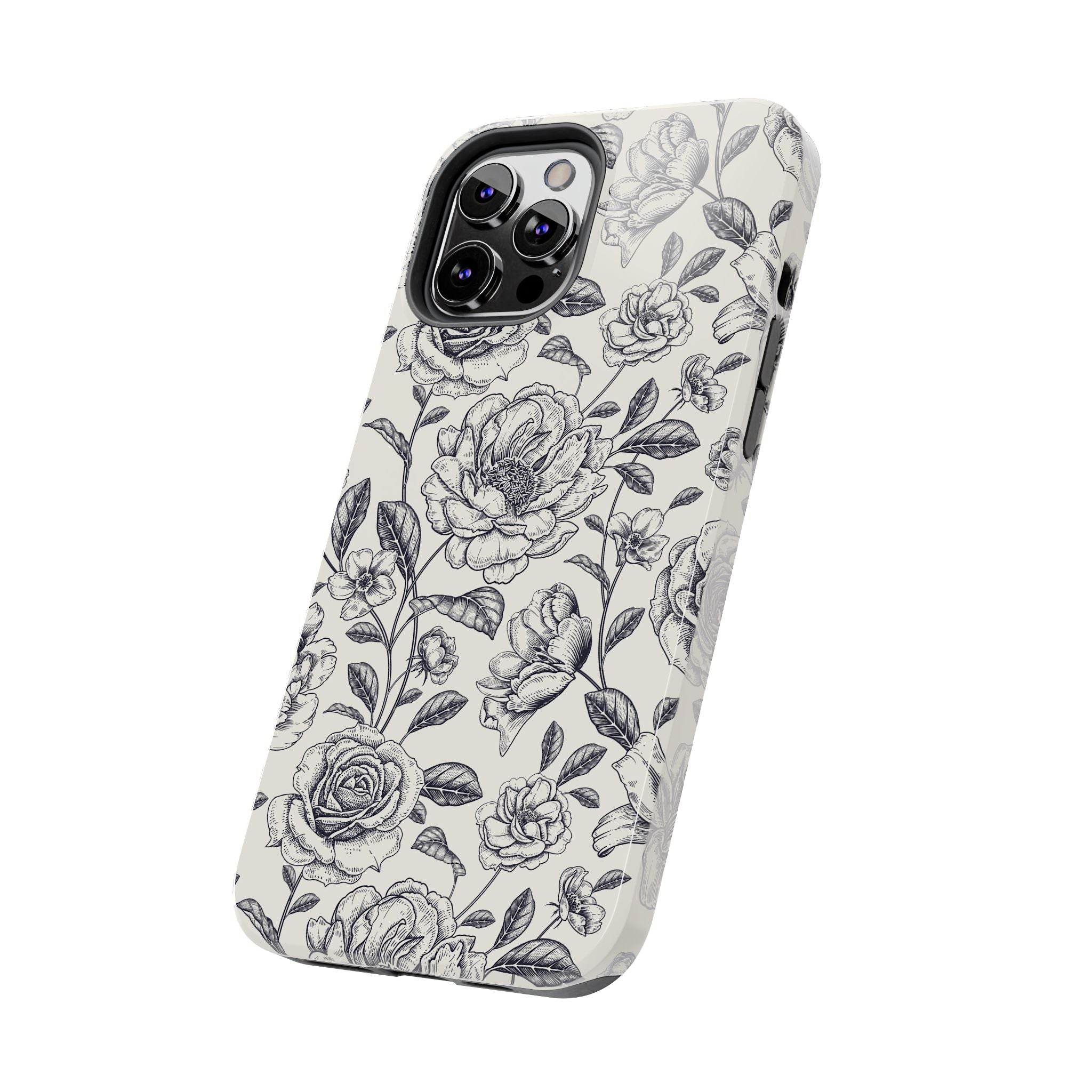 Vintage Memories | Black Flower Case