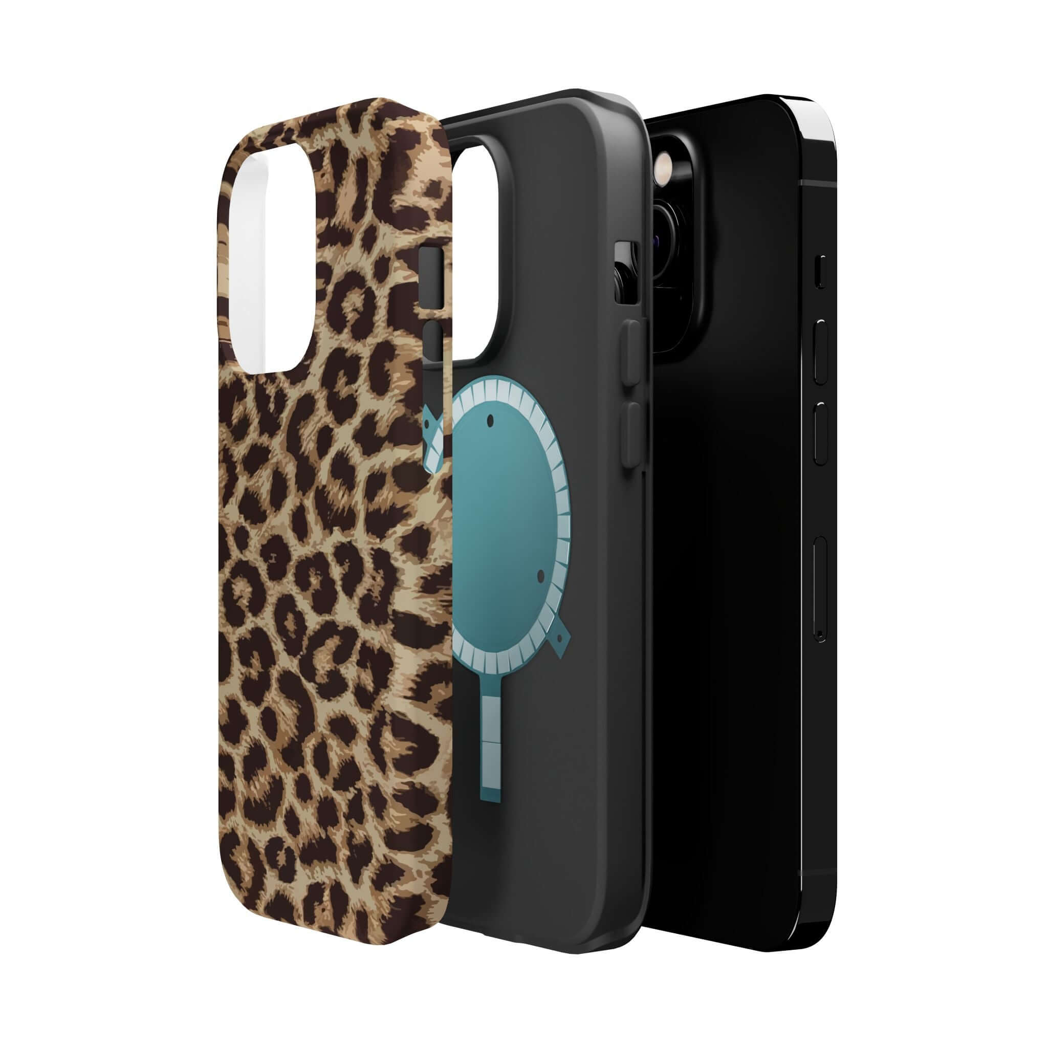 Savannah Rush Cheetah Case for iPhone 16 with cute MagSafe design and bold animal print. Stylish and protective phone accessory.