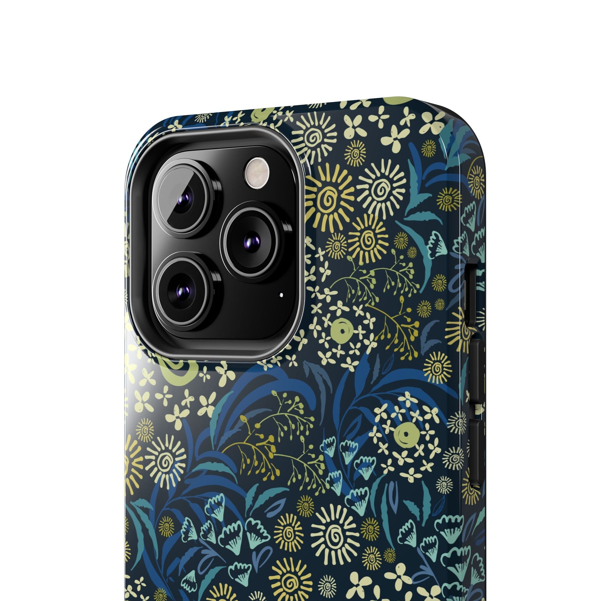 Cute Botanic Breeze Blue Floral Case for iPhone, offering stylish protection and unique design. Perfect iPhone case cover for floral lovers.