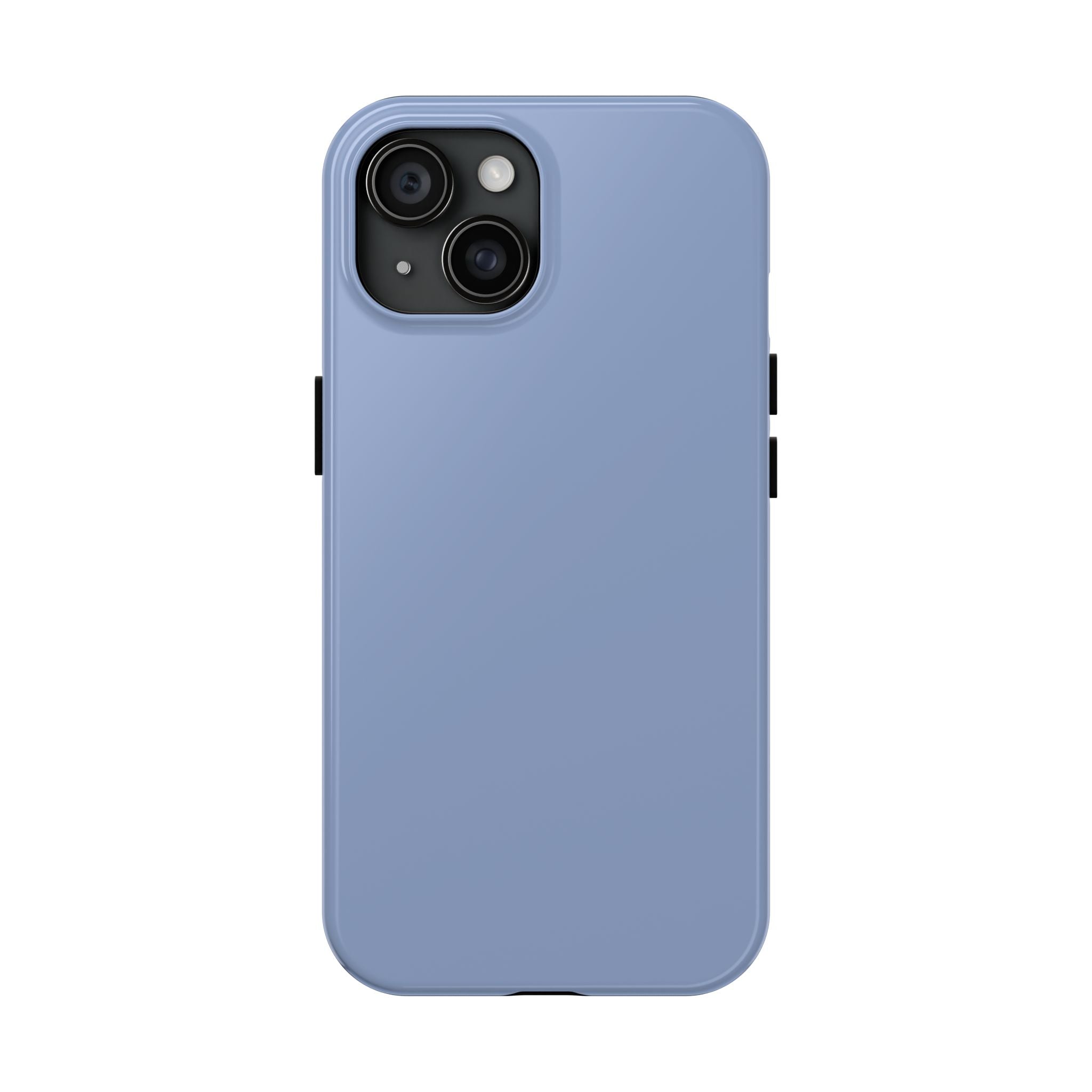 Blue Velvet iPhone 16 case, cute and sturdy phone cover in solid blue, perfect for upgrading your style while protecting your device.