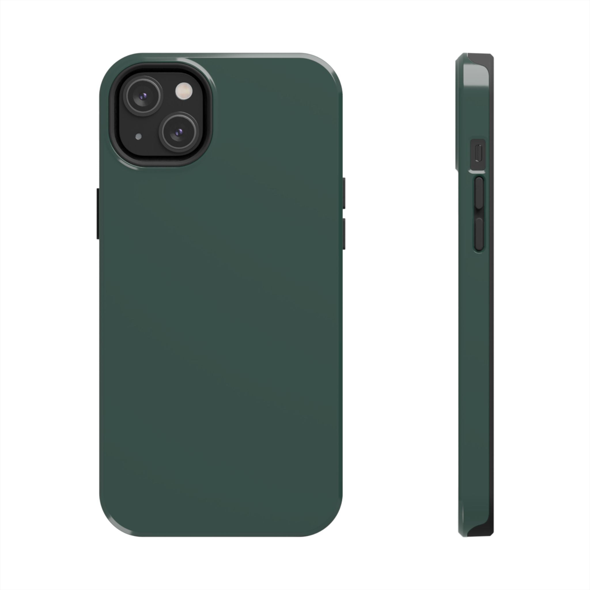 Solid green phone case for iPhone 16, featuring a sleek protective design. Cute cover adds a pop of color to your device.