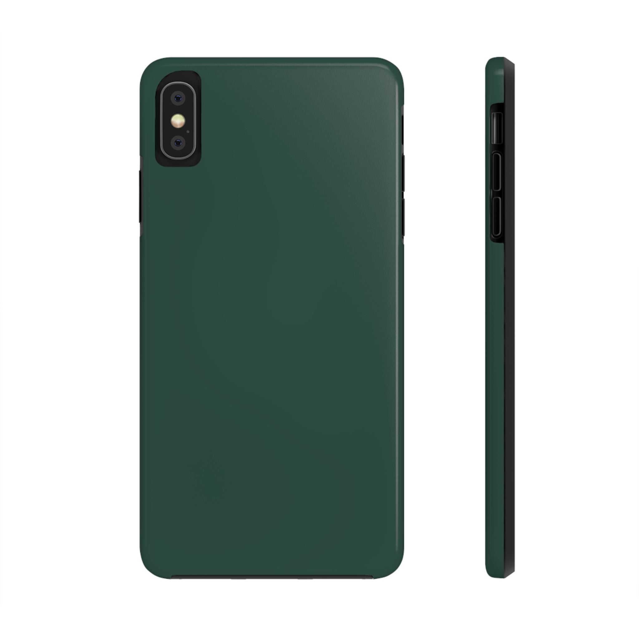 Solid green iPhone 16 case, Evergreen design, cute phone cover providing protection and style. Perfect iPhone case for a pop of color.