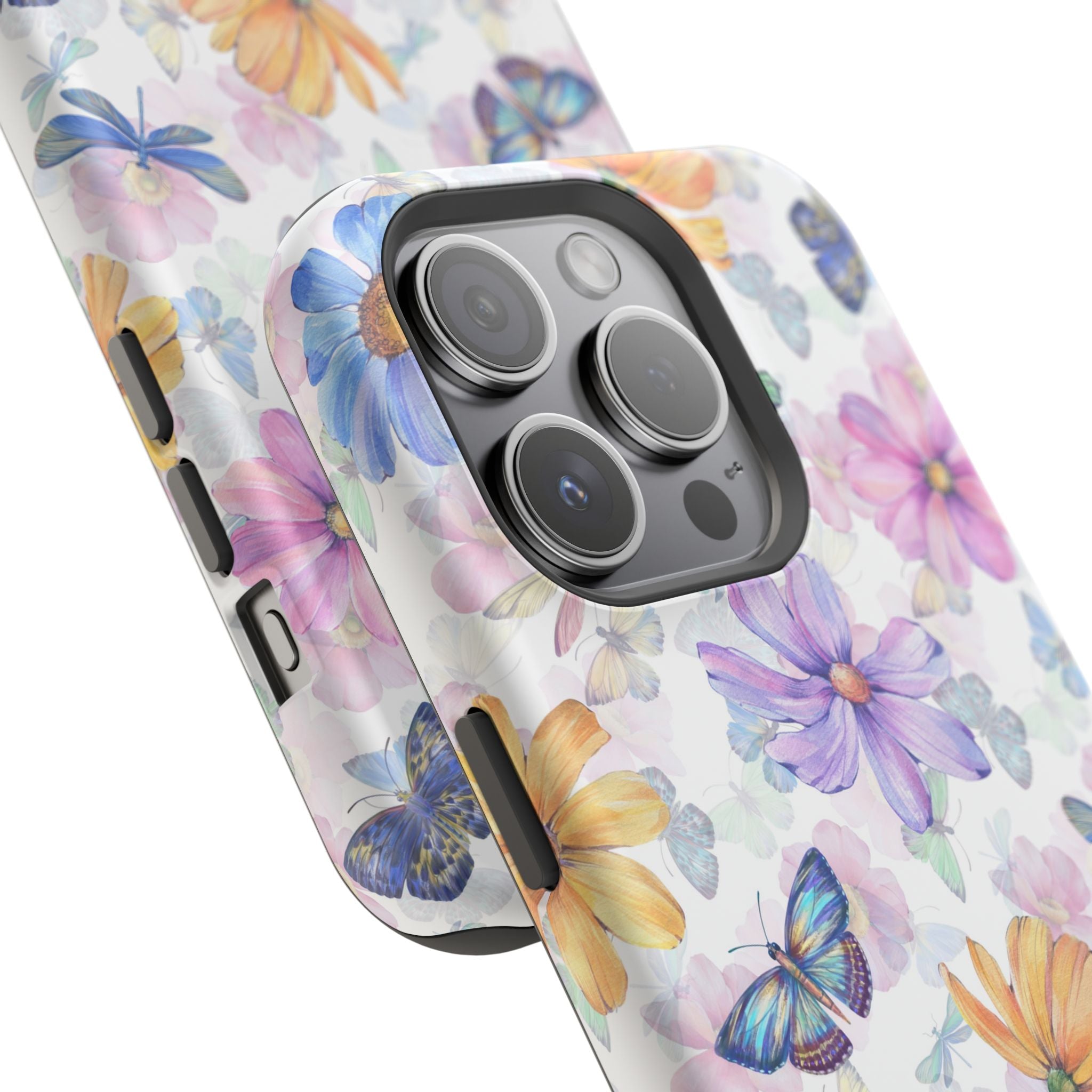 Fluttering Blooms | Watercolor Butterfly Case