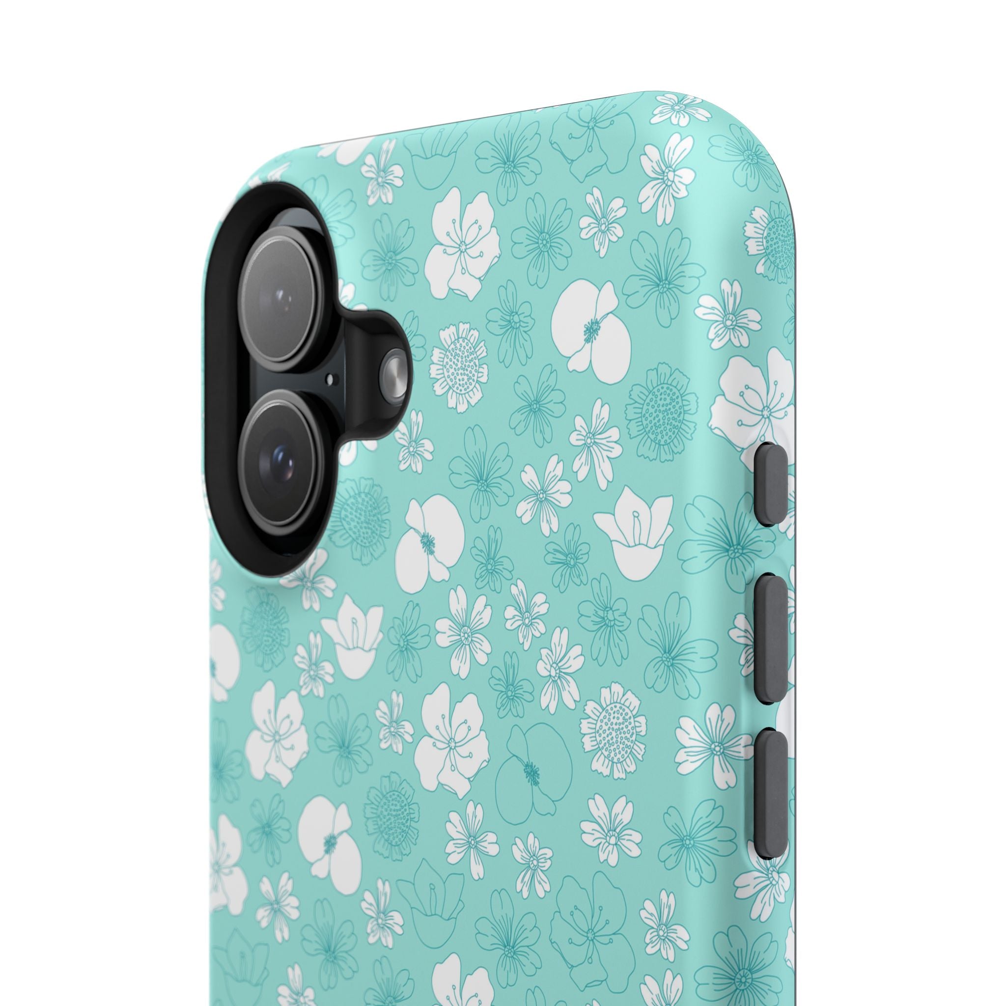 Floral Frost | Teal Floral Case