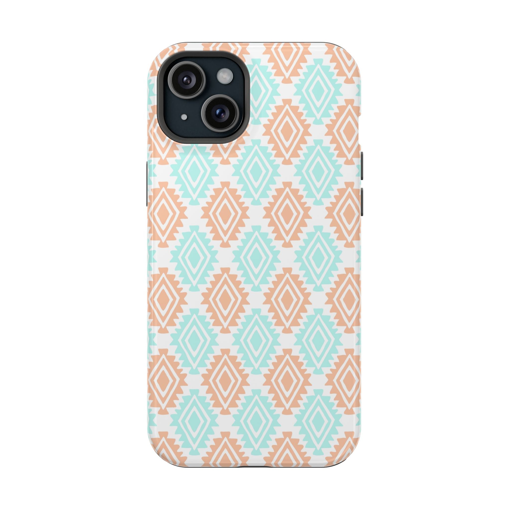 Desert Dreamer MagSafe iPhone Case with Southwestern abstract design, a cute and functional floral phone cover