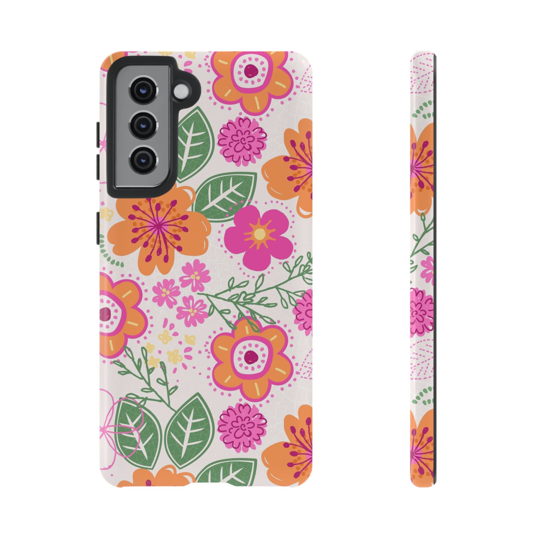 Hola | Estuche floral rosa