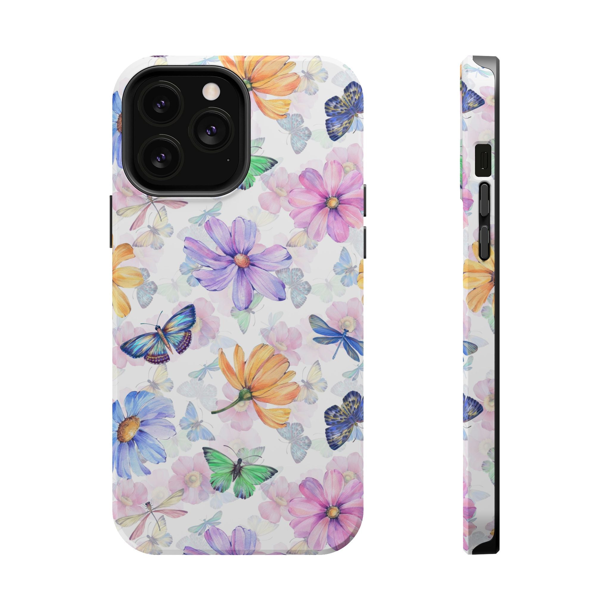 Fluttering Blooms | Watercolor Butterfly Case