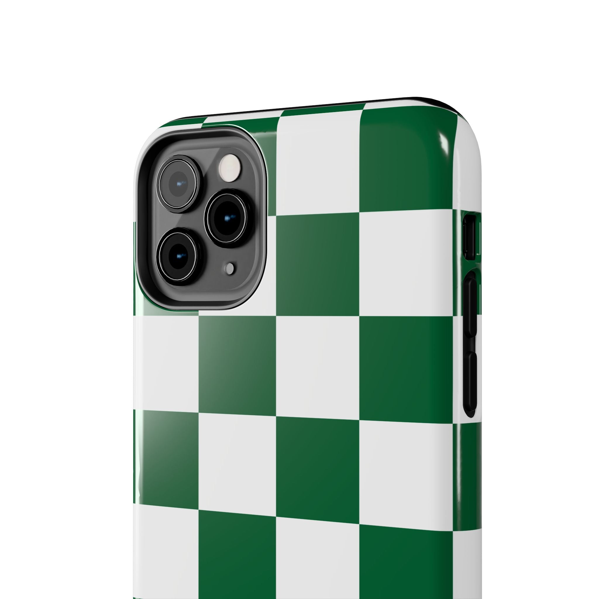 Effortlessly Chic | Green Checkered Case