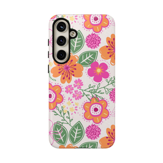 Hola | Estuche floral rosa