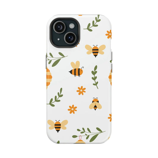 Buzzing Blooms MagSafe - Phone Case For