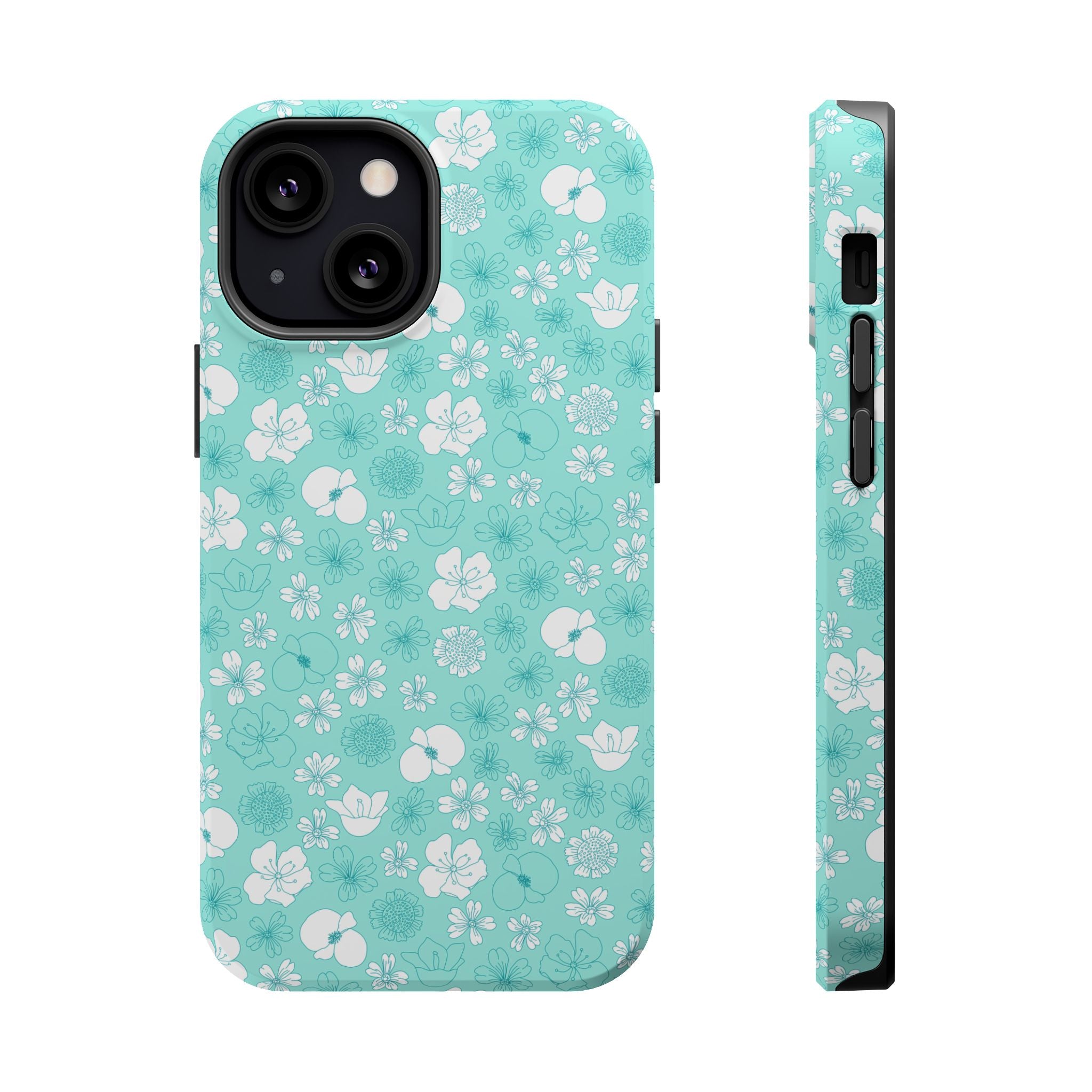 Floral Frost | Teal Floral Case