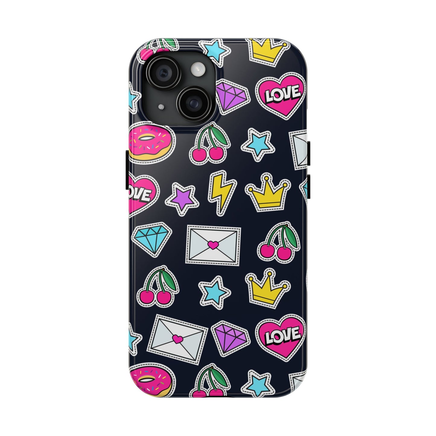 Cute Stickers | Black Case