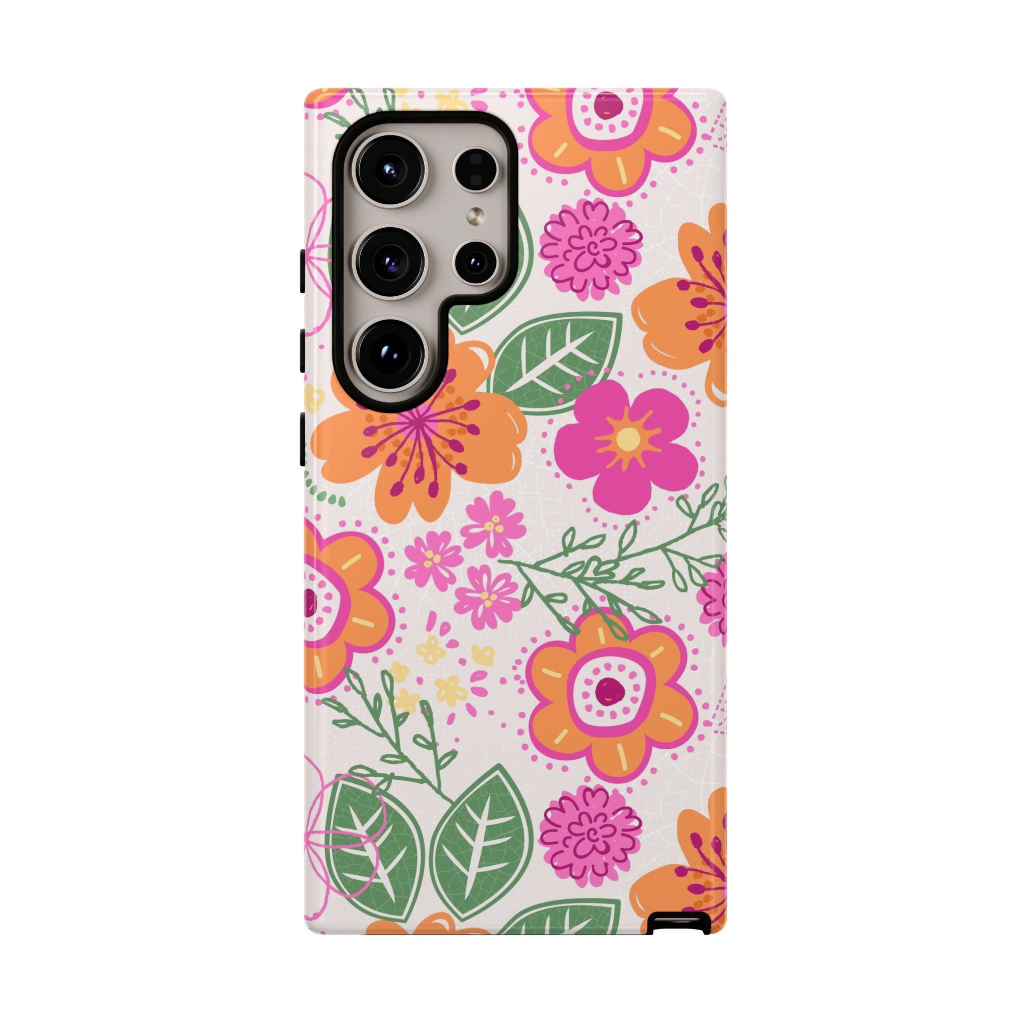 Hola | Estuche floral rosa