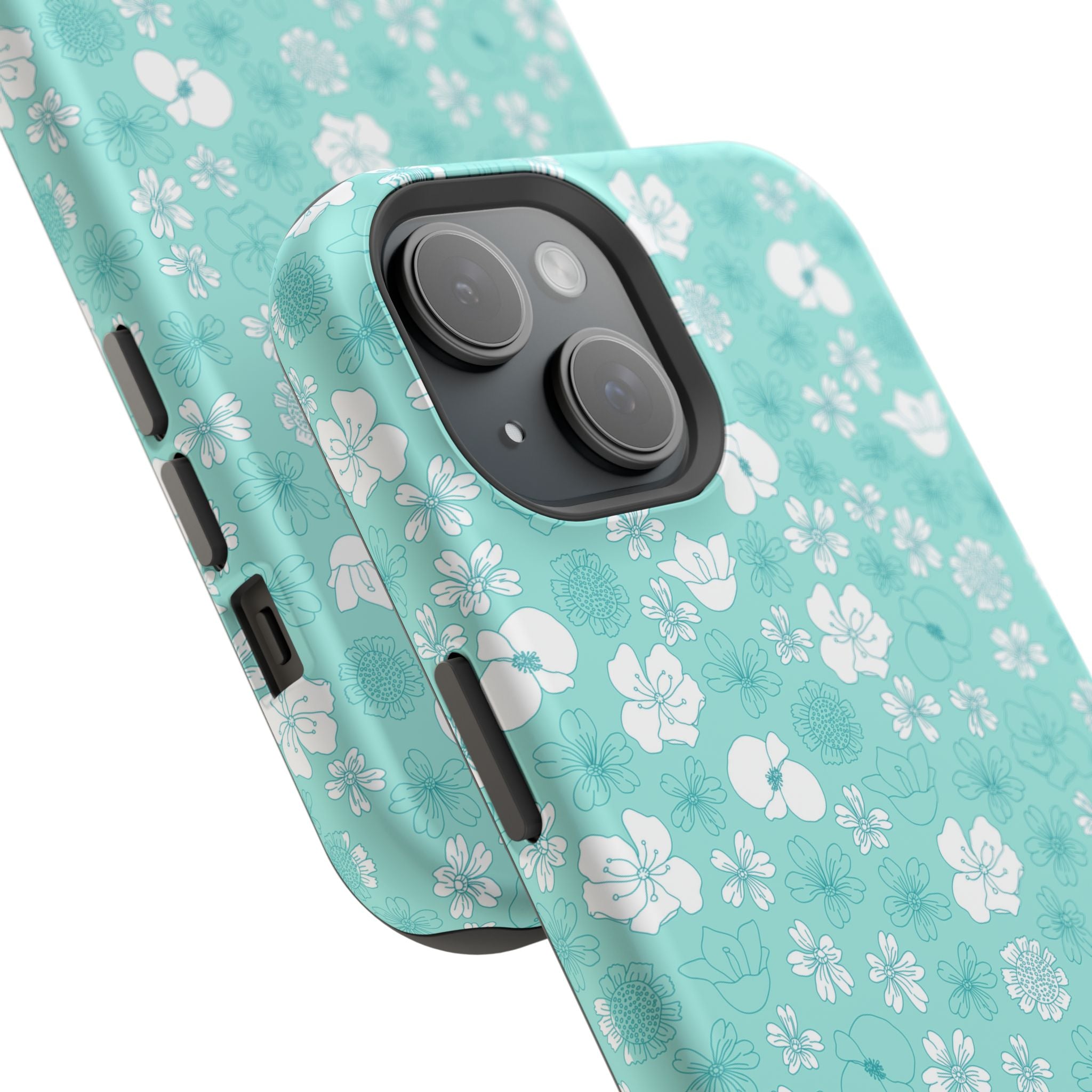 Floral Frost | Teal Floral Case