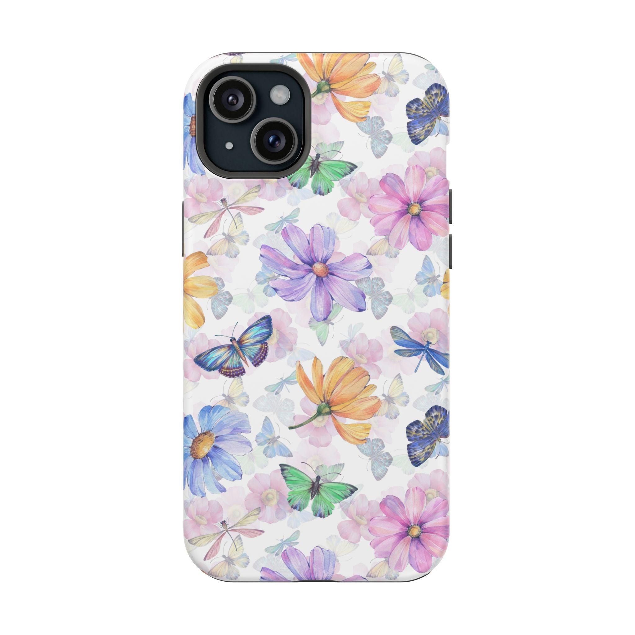 Fluttering Blooms | Watercolor Butterfly Case