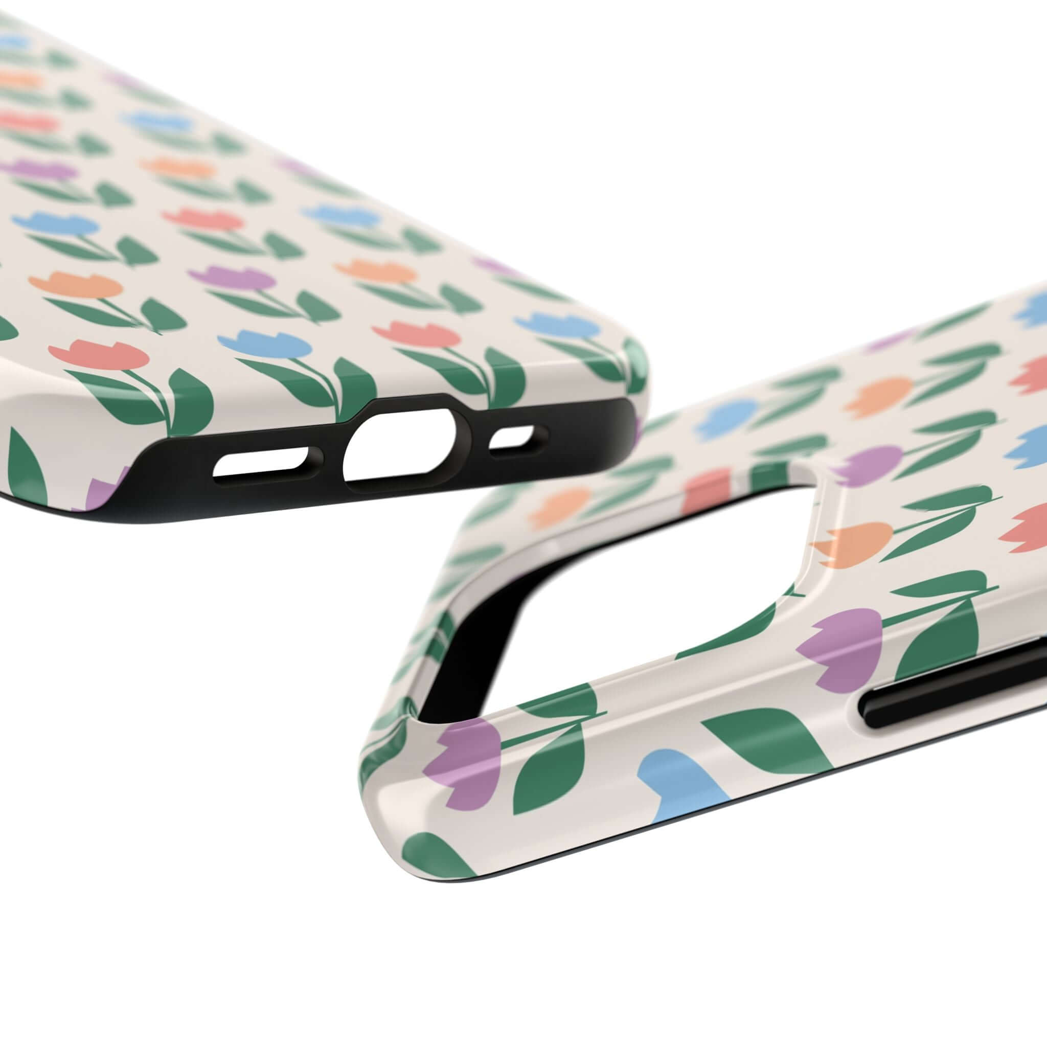 Stroll through Amsterdam Tulip Case for iPhone 14 Pro Max featuring colorful tulip design