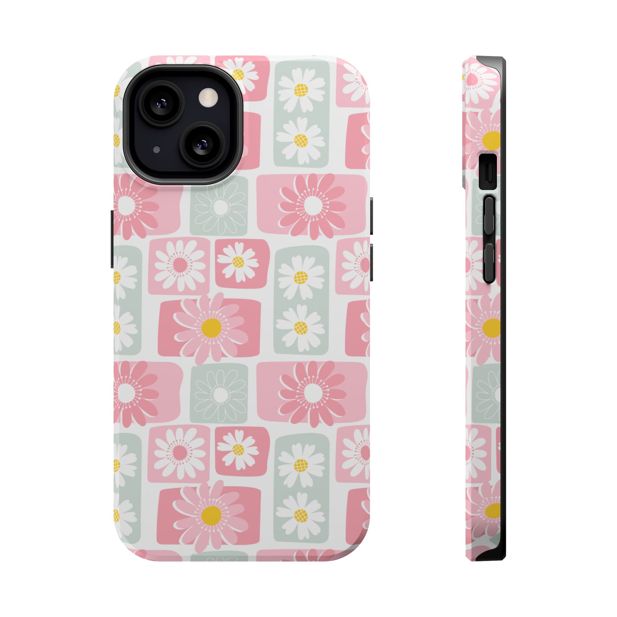 Daisy Craze | Checkered Floral Case