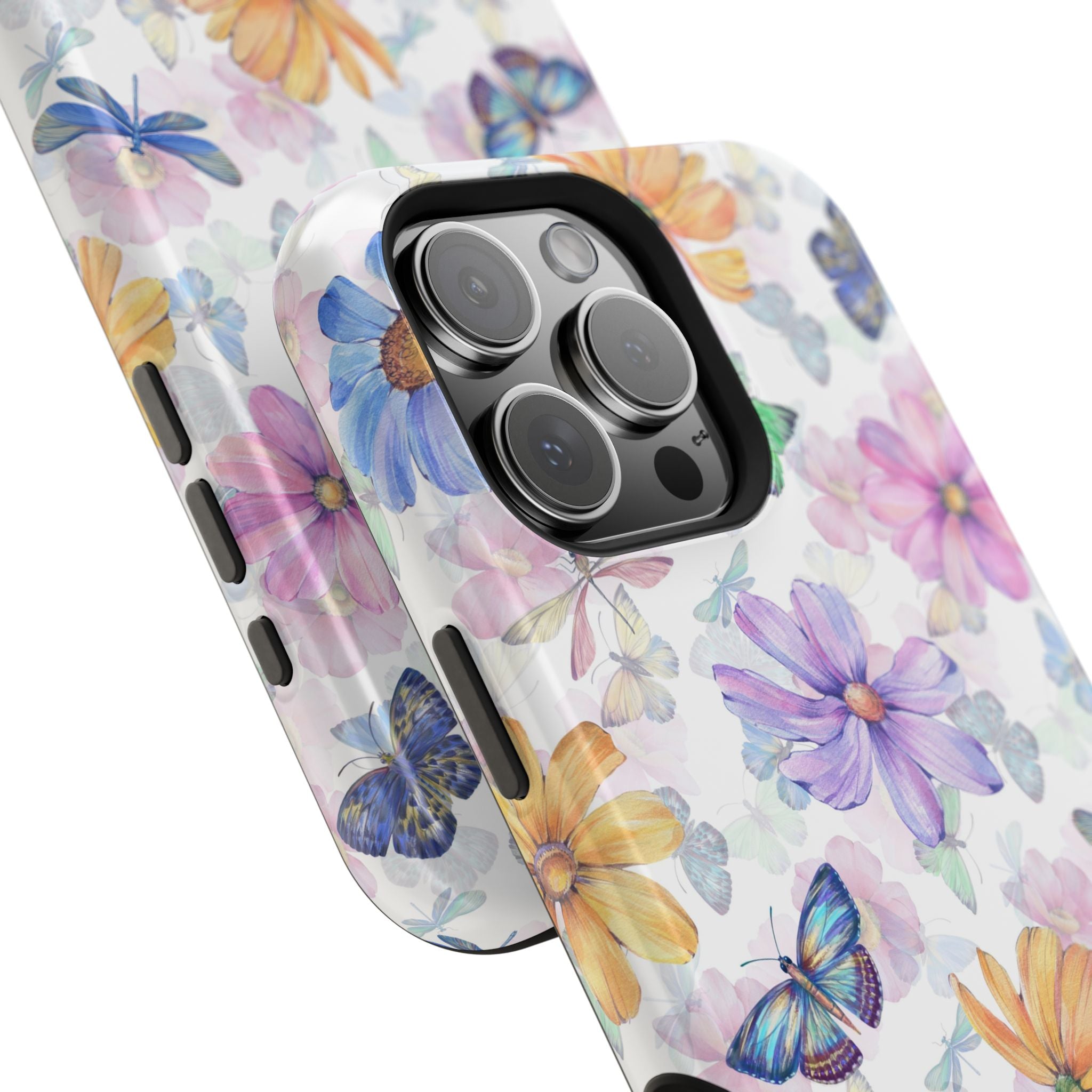 Fluttering Blooms | Watercolor Butterfly Case