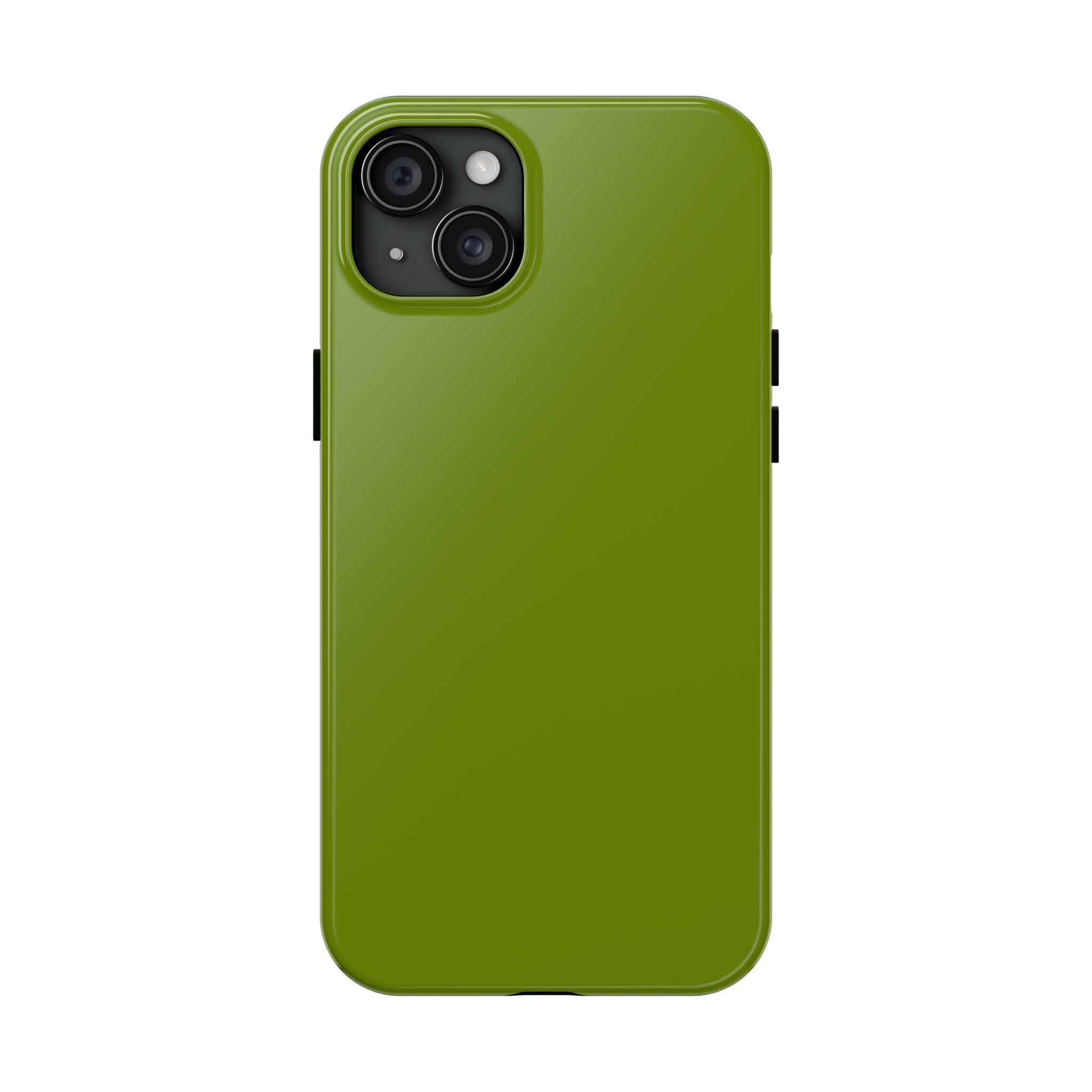 Solid green Matcha Tea iPhone case offering protective and cute design, perfect for those seeking a stylish phone case for iPhone.