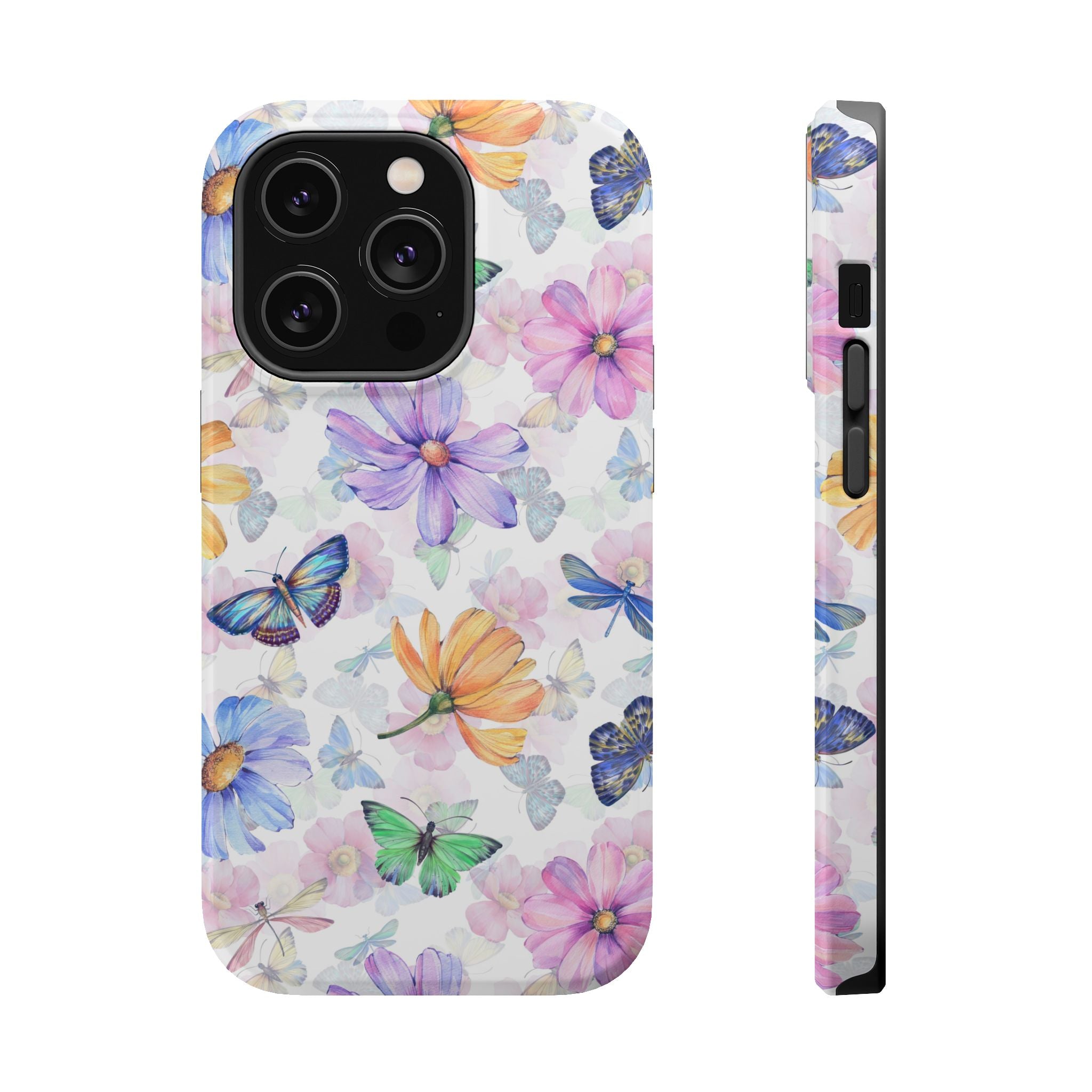 Fluttering Blooms | Watercolor Butterfly Case