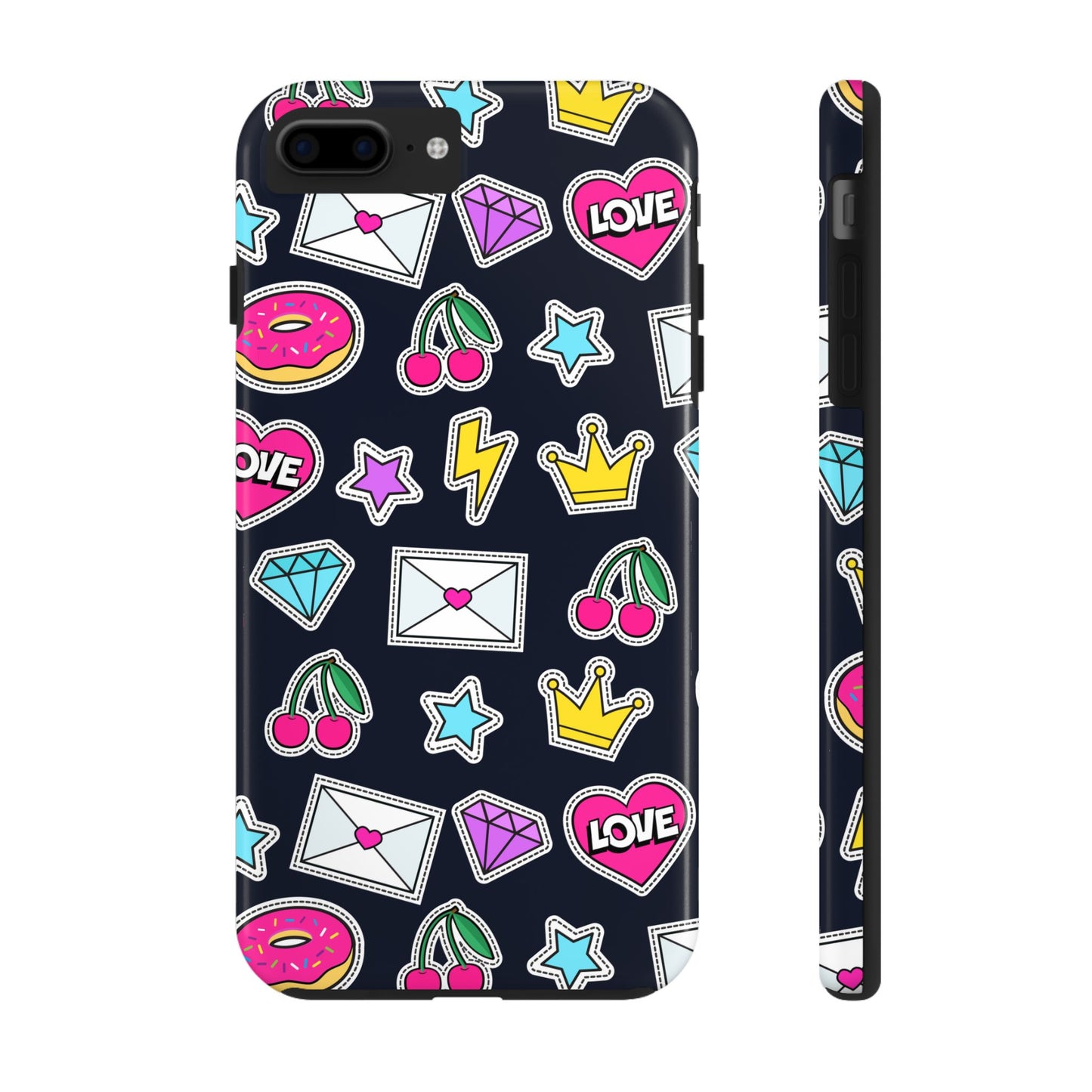 Cute Stickers | Black Case