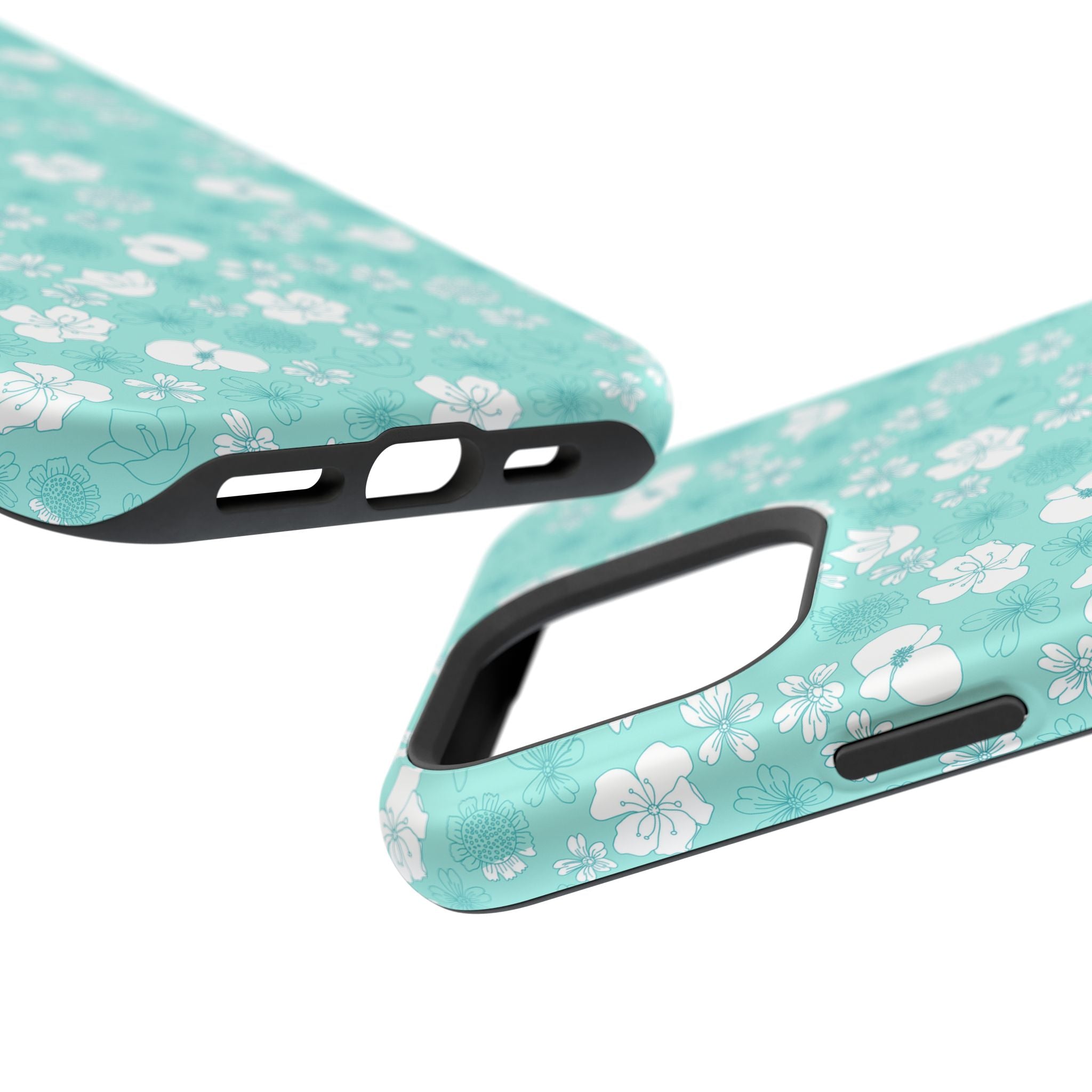 Floral Frost | Teal Floral Case