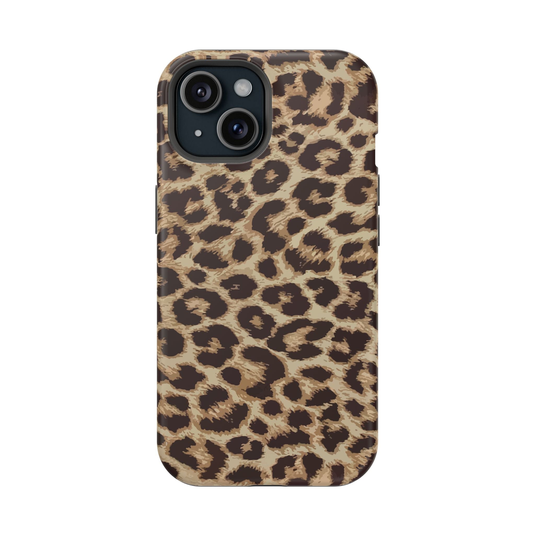 Stylish Savannah Rush Cheetah Case for iPhone 16 with cute MagSafe design and bold animal print. Cute Phone Case.