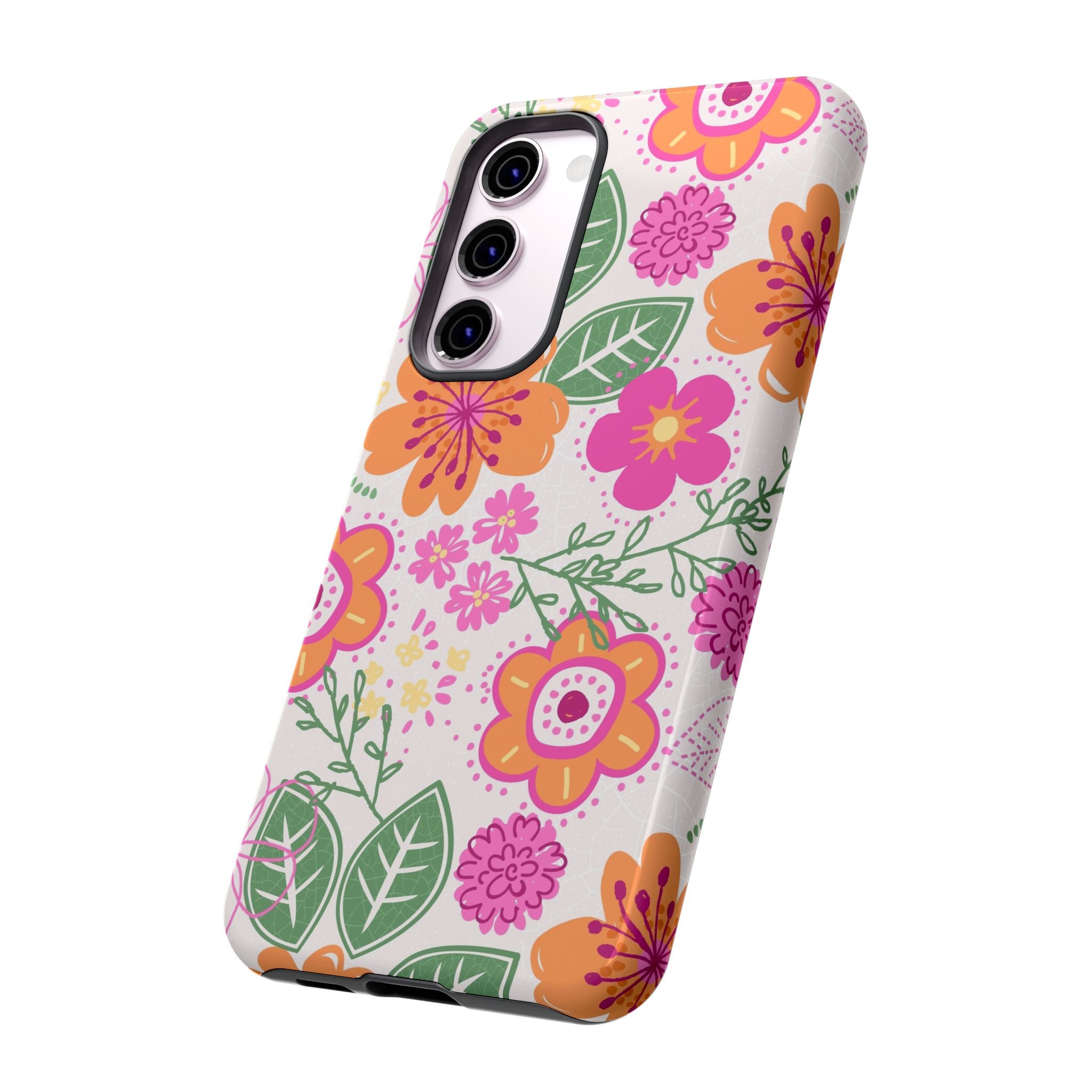 Hola | Estuche floral rosa