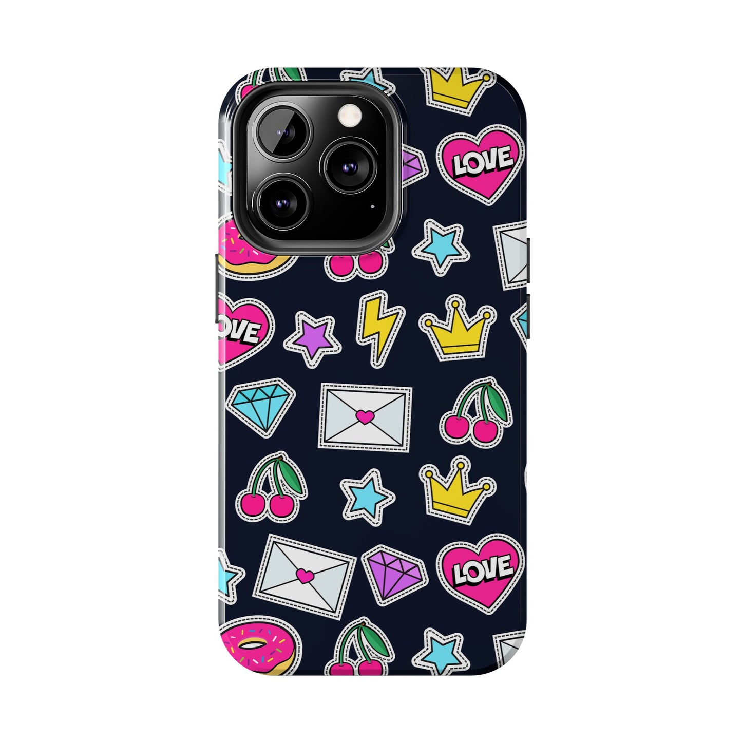 Cute Stickers | Black Case