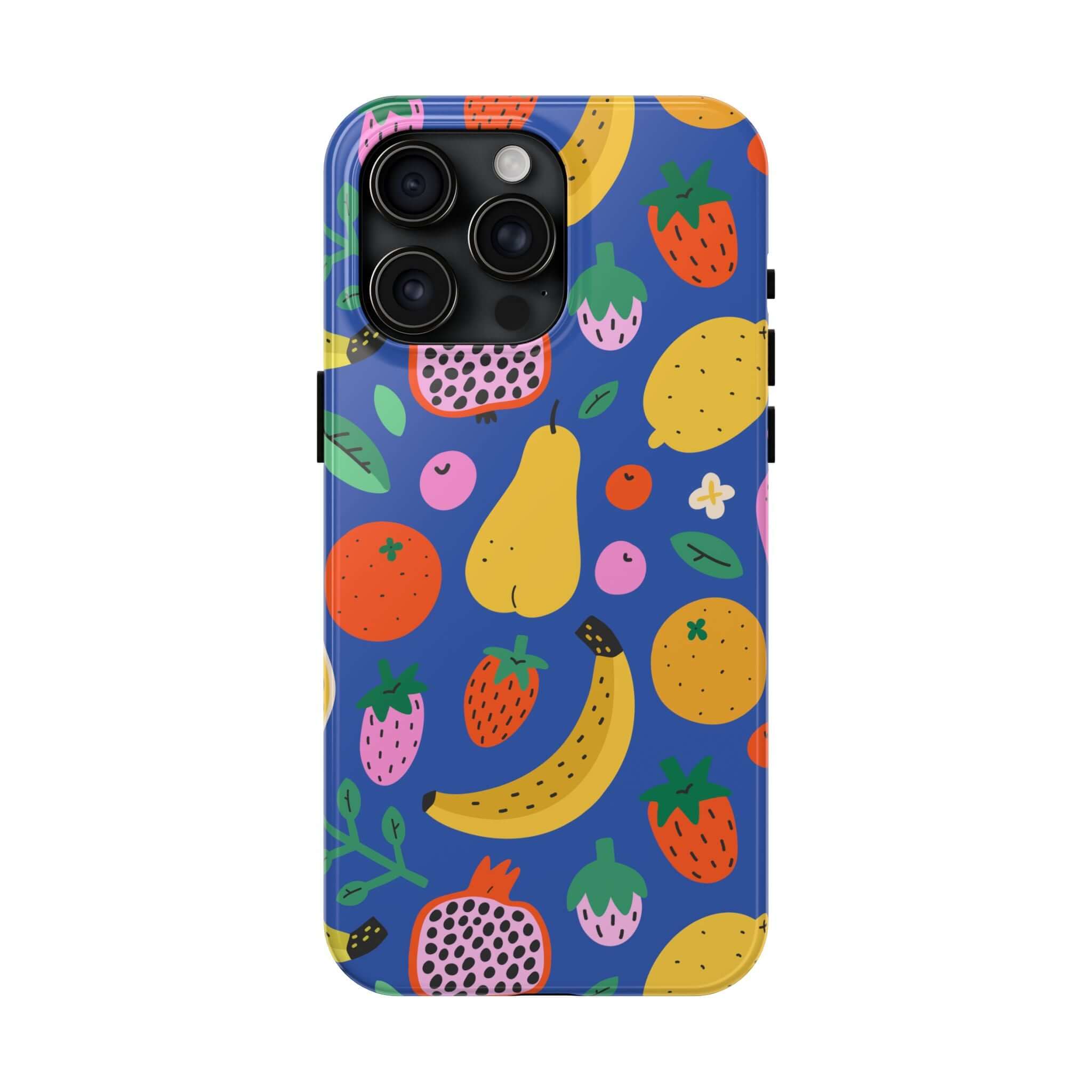 Cute phone cover featuring a vibrant beachy fruit design, perfect for Apple iPhone cases and summer vibes.