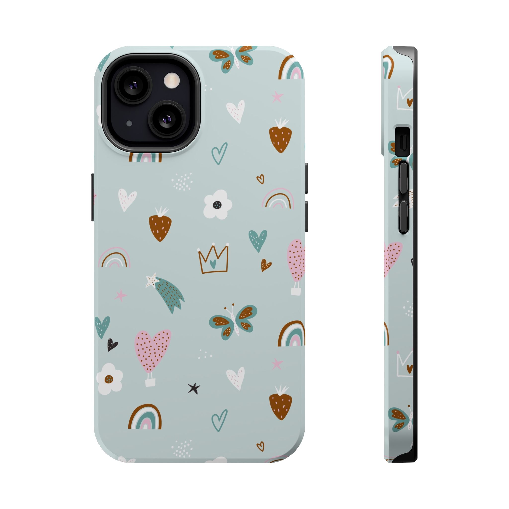 Doodle Delight | Teal Charms Case