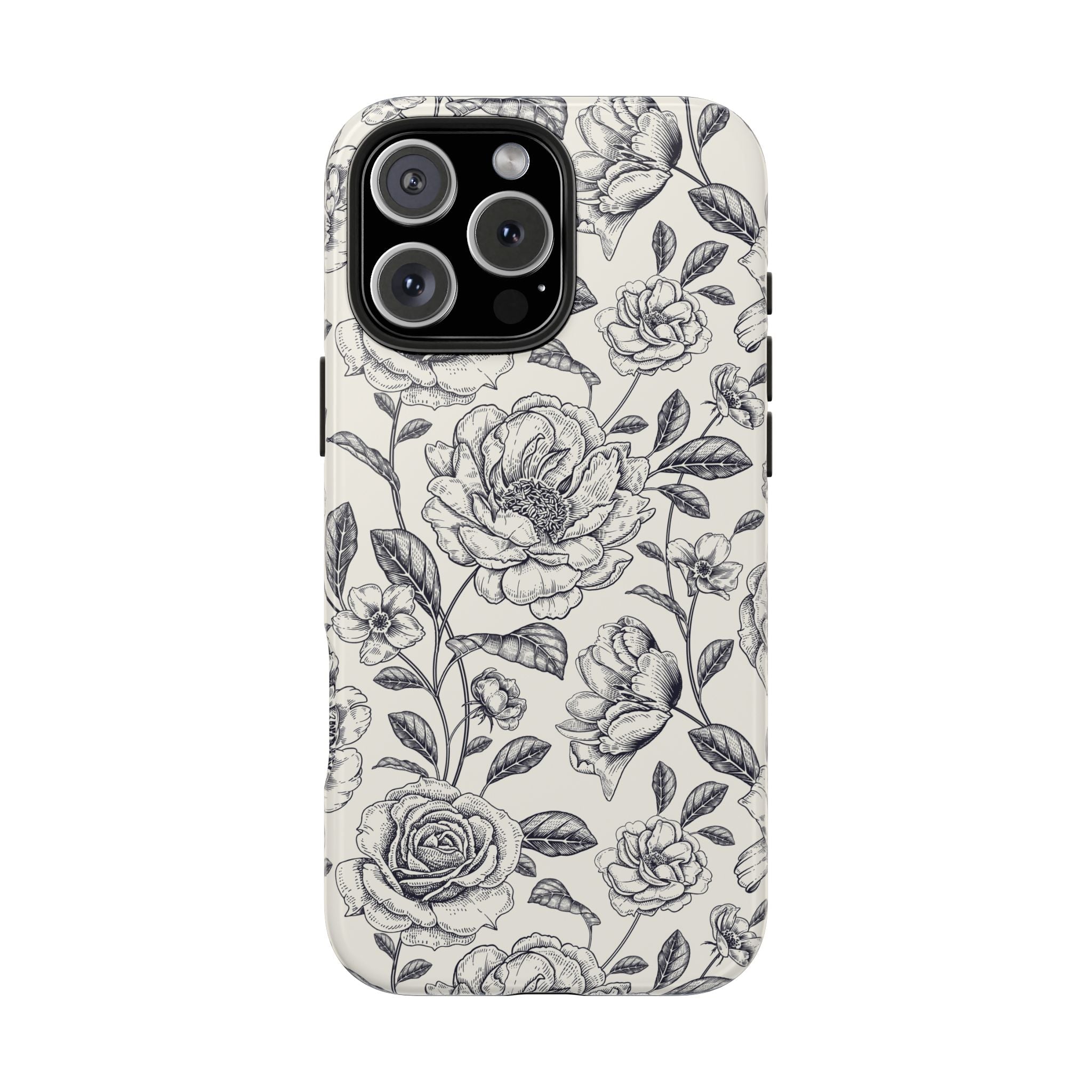 Vintage Memories | Black Flower Case