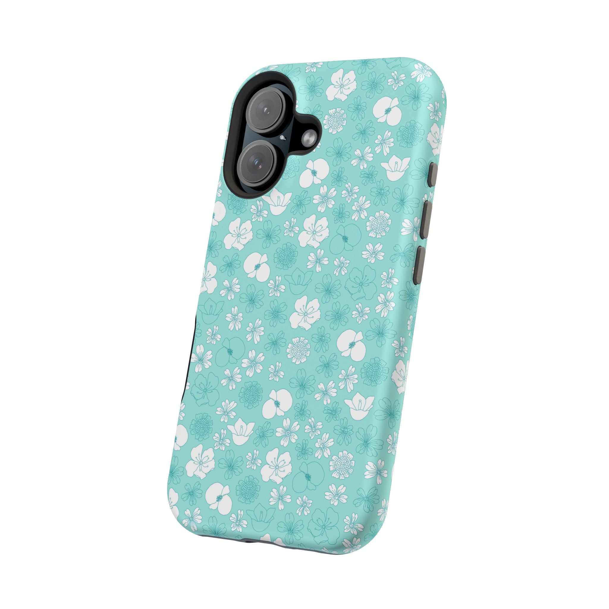 Floral Frost | Teal Floral Case