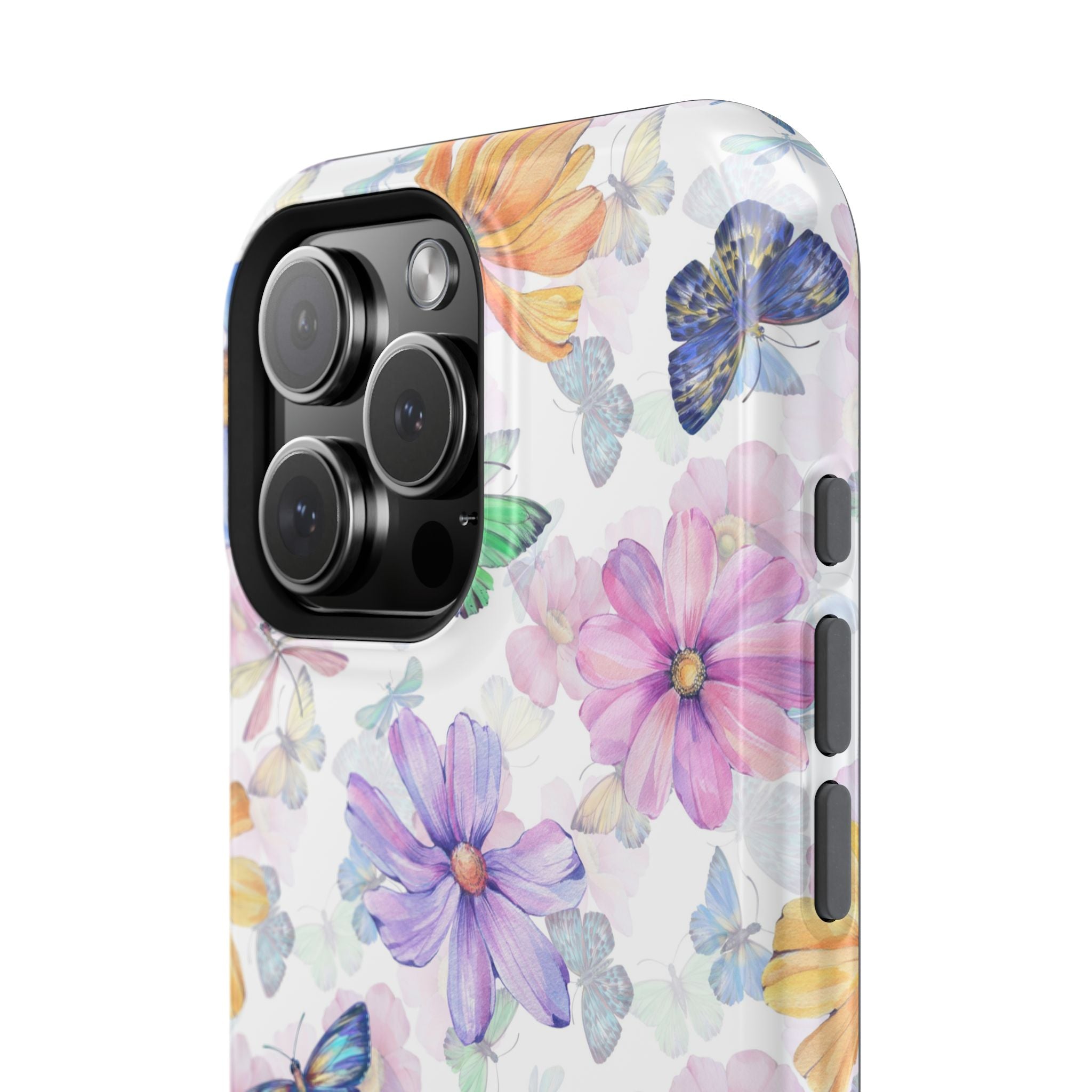 Fluttering Blooms | Watercolor Butterfly Case